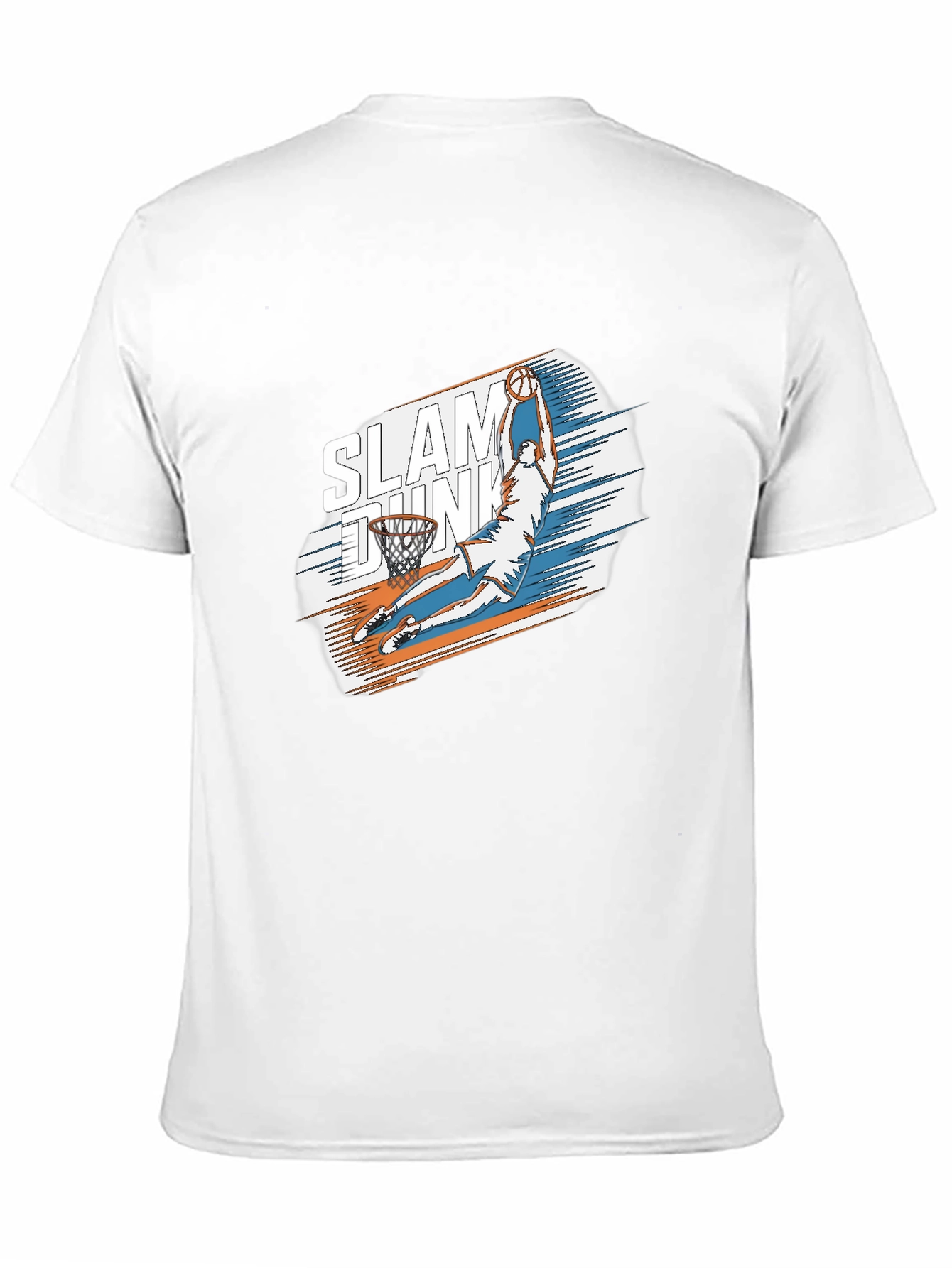 Slam Dunk Graphic Tee - Stylish Black Cotton T-Shirt