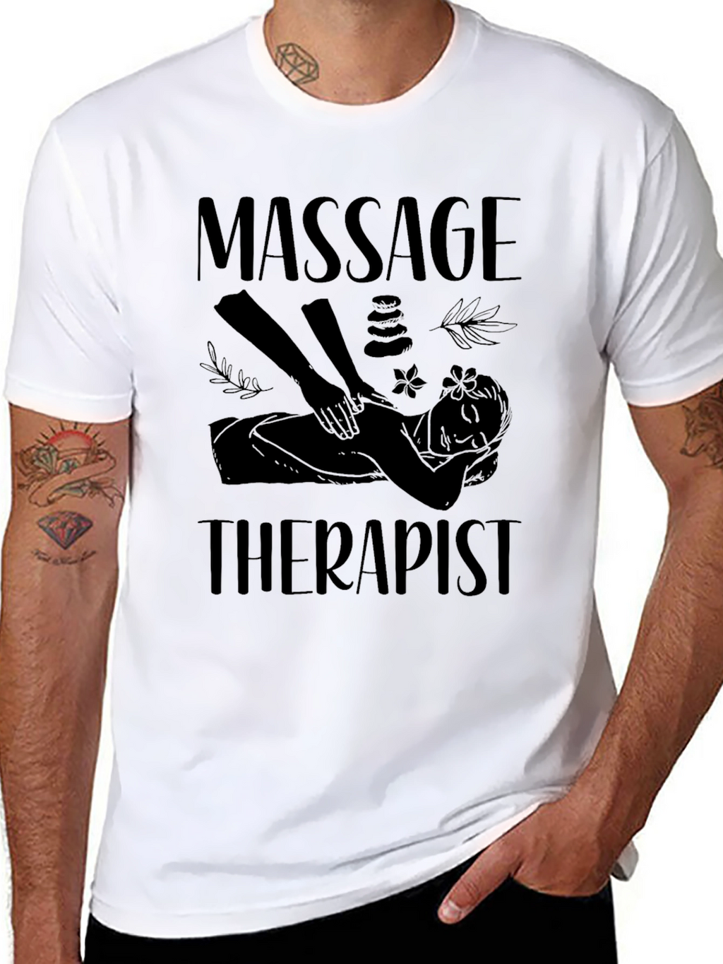 Massage Therapist T-Shirt - Relaxation & Wellness