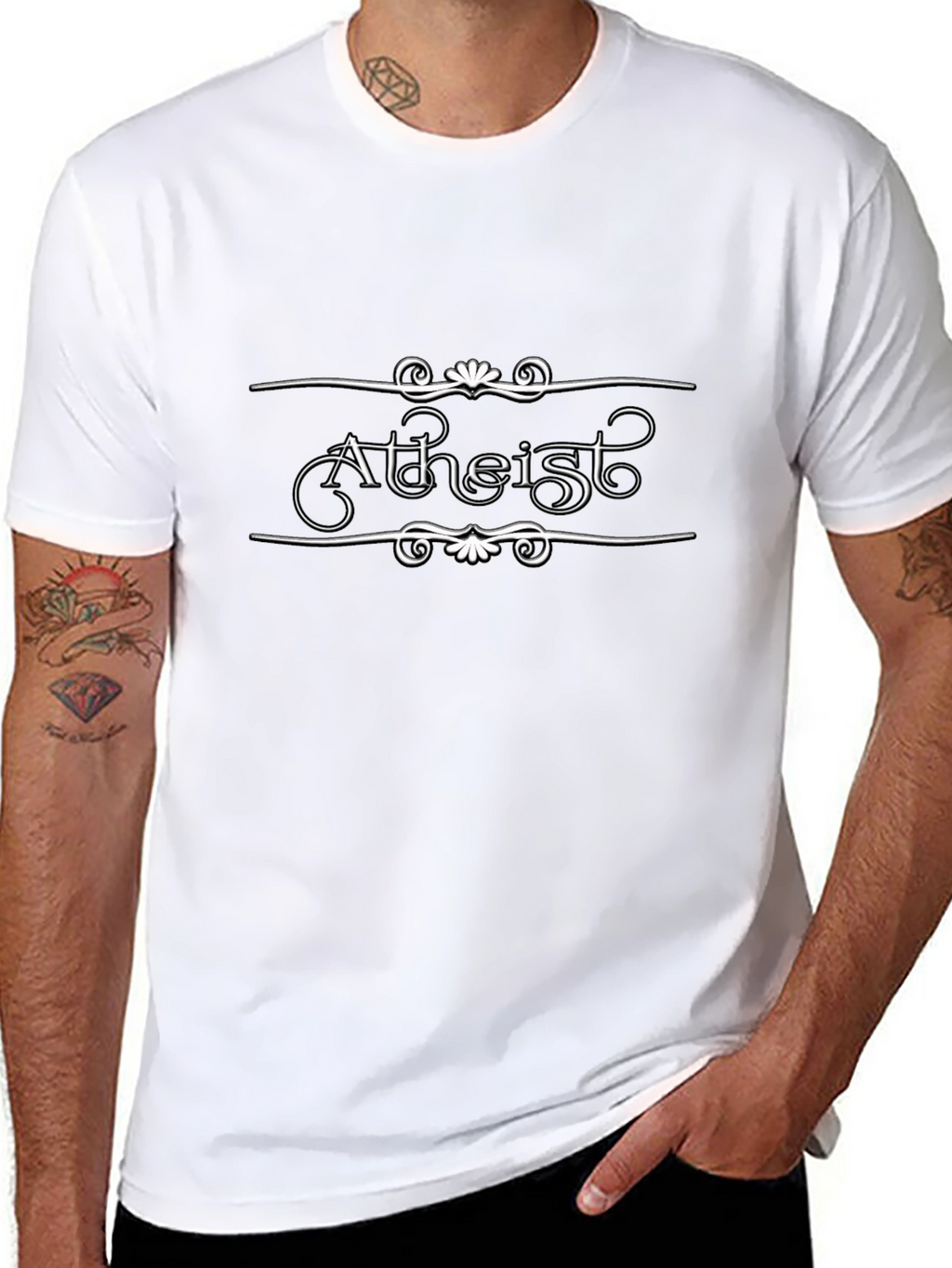 Atheist Graphic Tee - Bold Statement Shirt