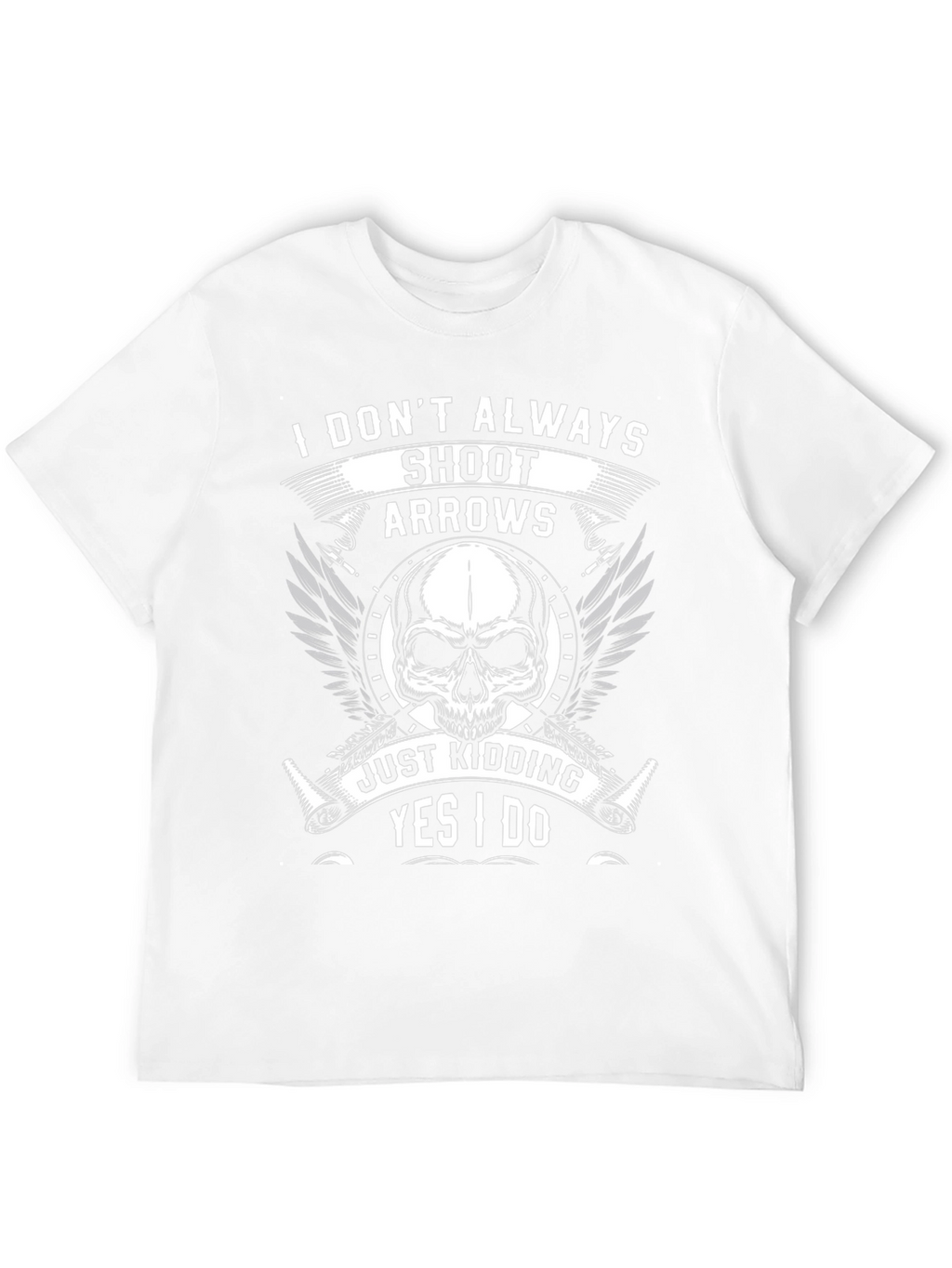 Skull & Arrow Graphic Tee - Archers Humor