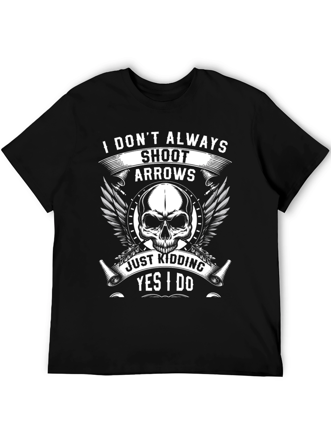 Skull & Arrow Graphic Tee - Archers Humor