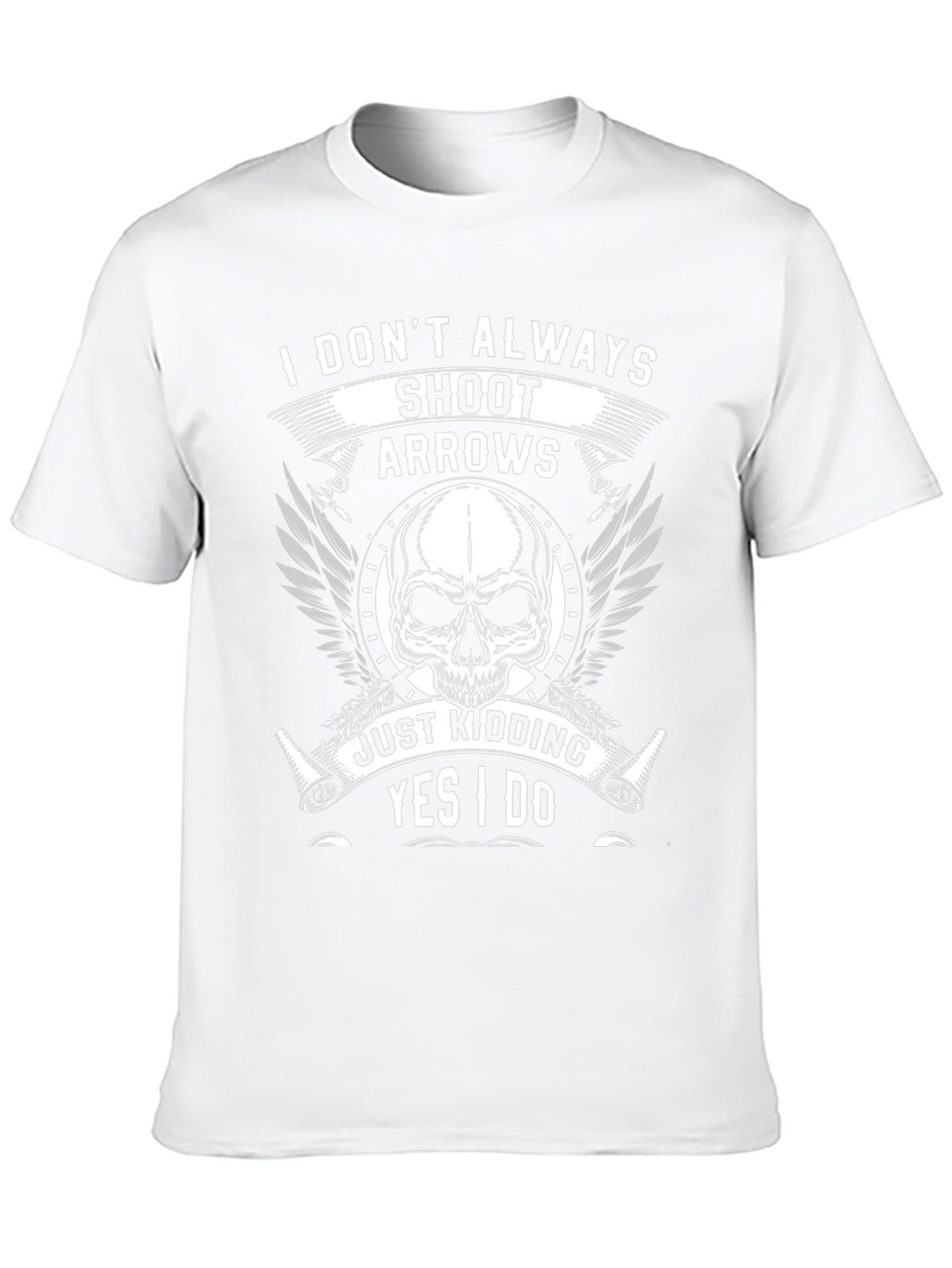 Skull & Arrow Graphic Tee - Archers Humor