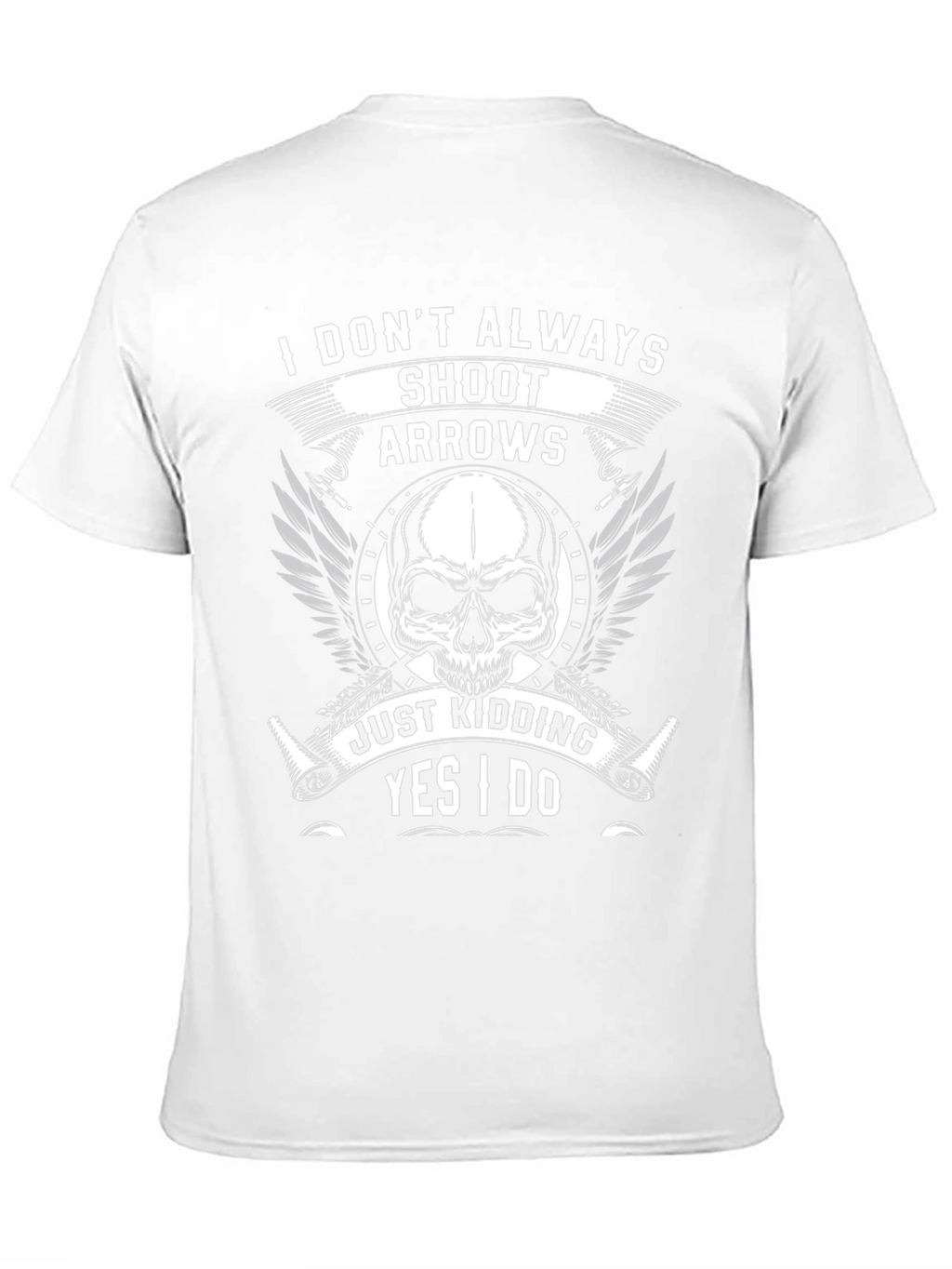 Skull & Arrow Graphic Tee - Archers Humor
