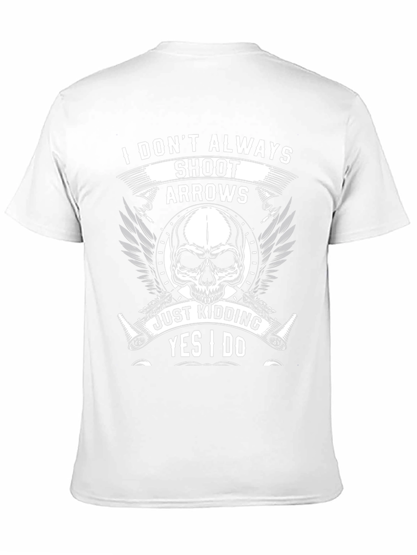 Skull & Arrow Graphic Tee - Archers Humor