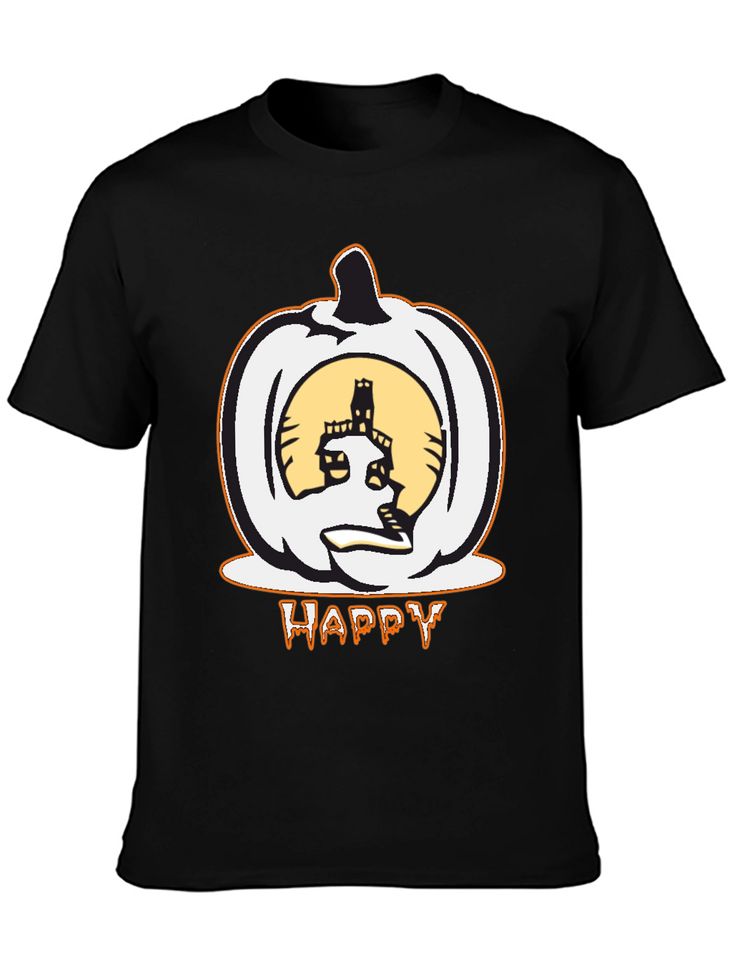 Halloween Pumpkin Happy T-Shirt