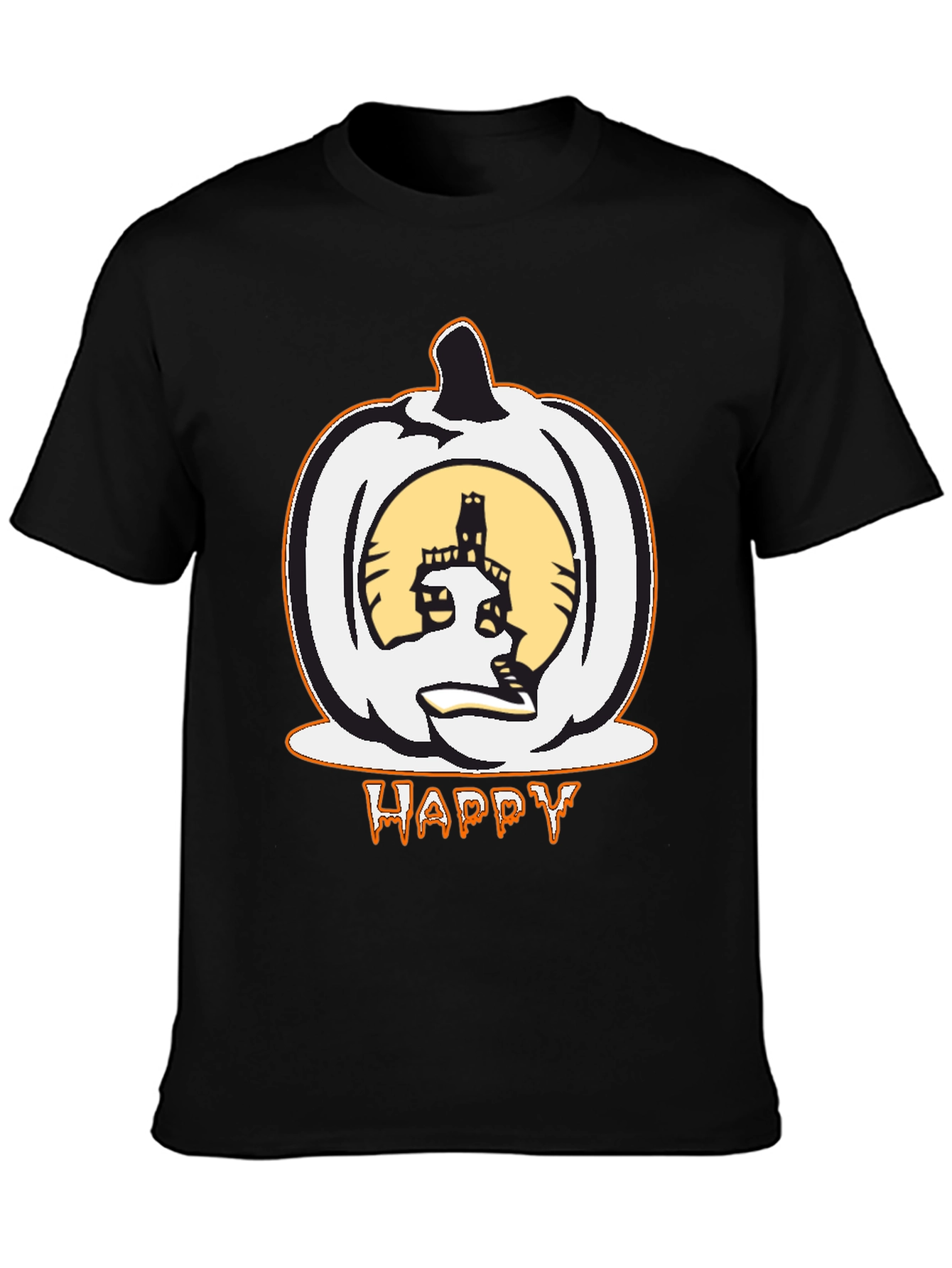 Halloween Pumpkin Happy T-Shirt