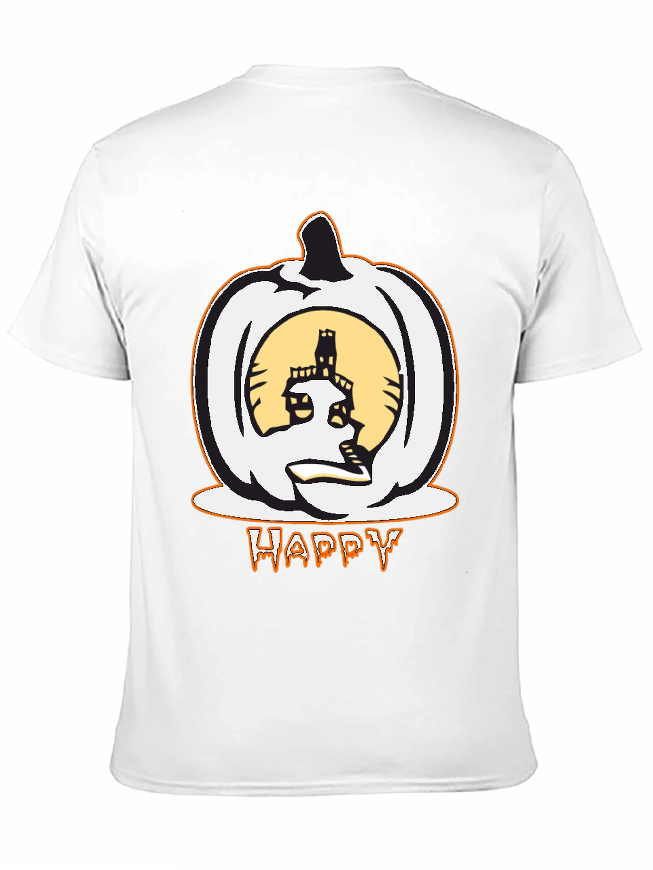 Halloween Pumpkin Happy T-Shirt