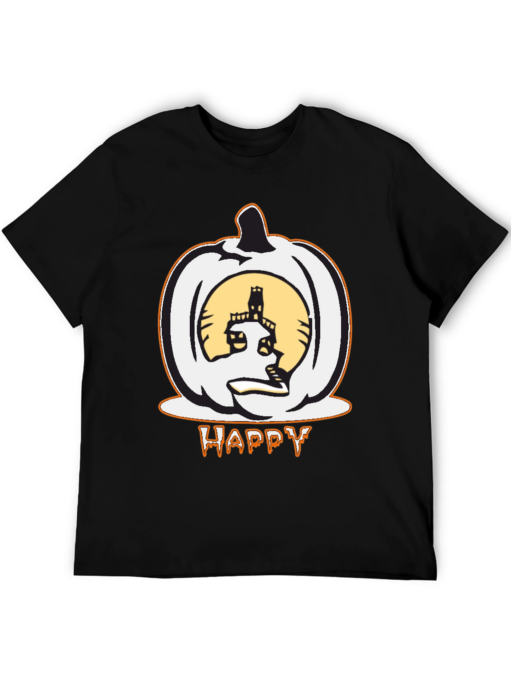 Halloween Pumpkin Happy T-Shirt