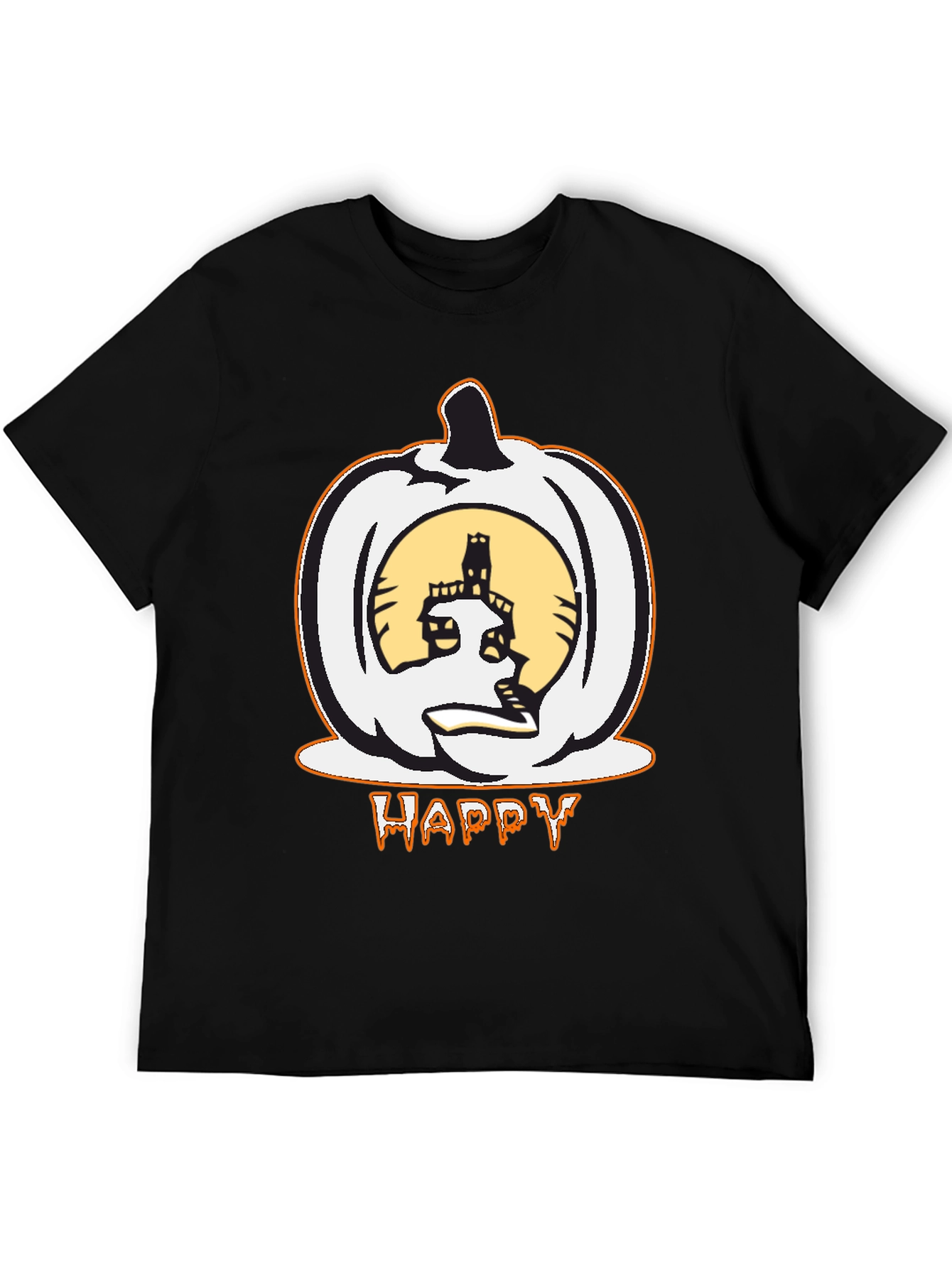 Halloween Pumpkin Happy T-Shirt