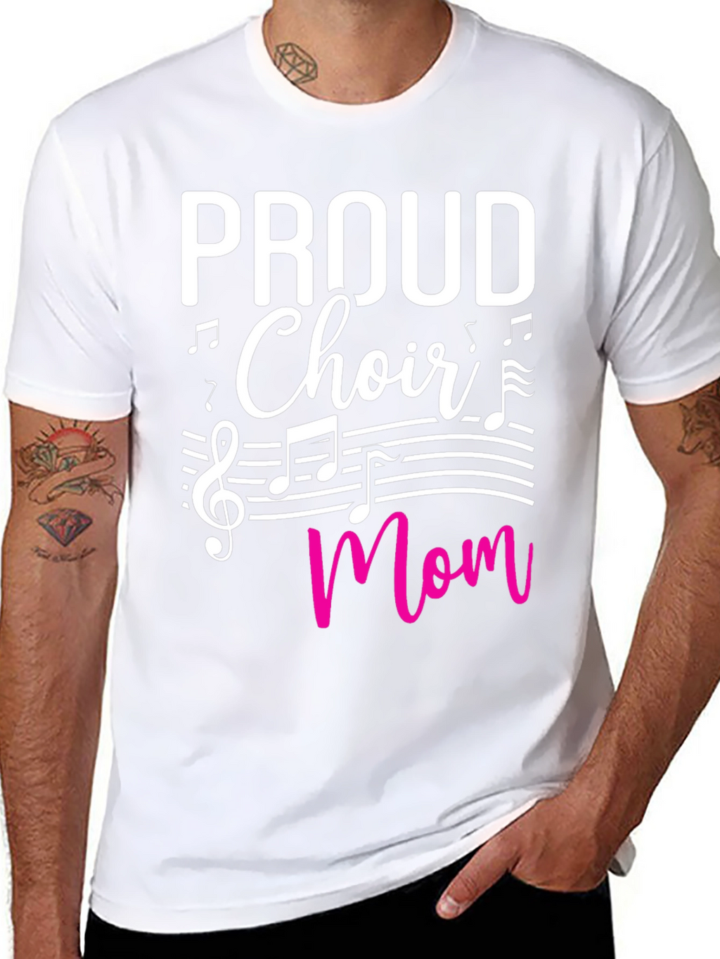 Proud Choir Mom T-Shirt - Music Lover Tee