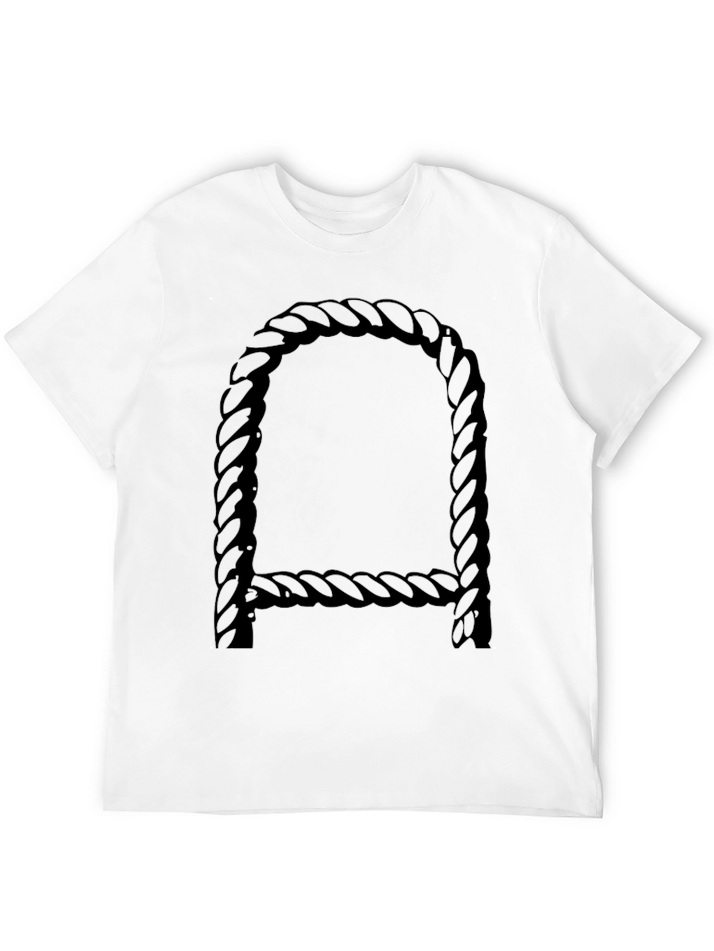 Rope Letter A Graphic Tee