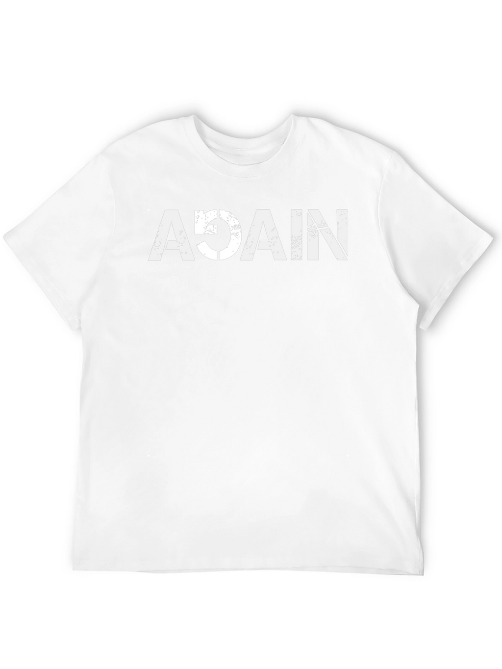 Again Graphic Tee - Black Crew Neck
