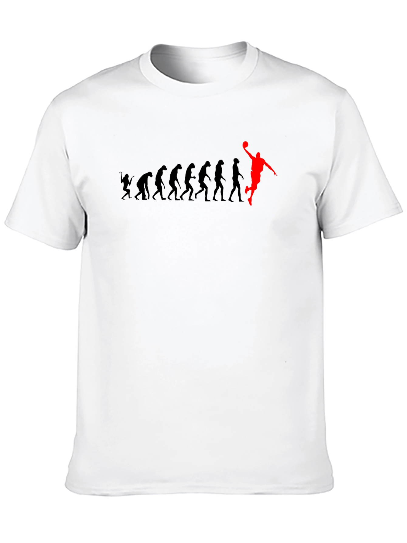 Evolution of Man Basketball Graphic T-Shirt