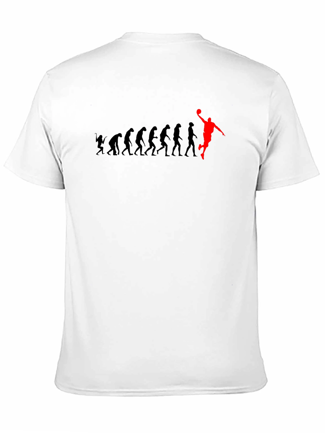 Evolution of Man Basketball Graphic T-Shirt