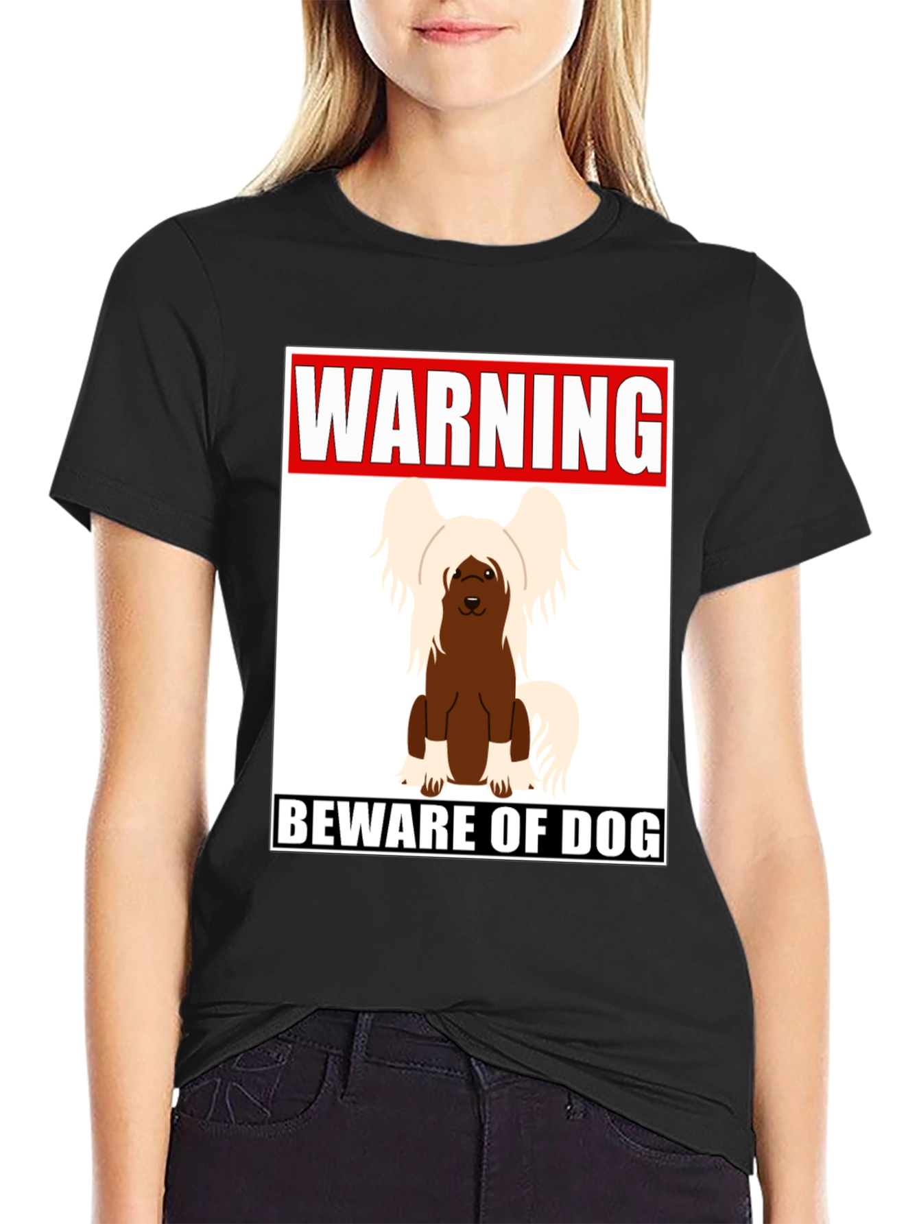 Warning Beware of Dog T-shirt