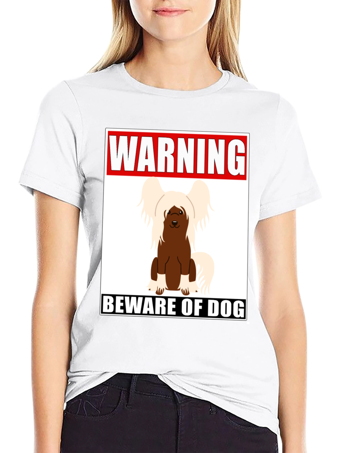 Warning Beware of Dog T-shirt