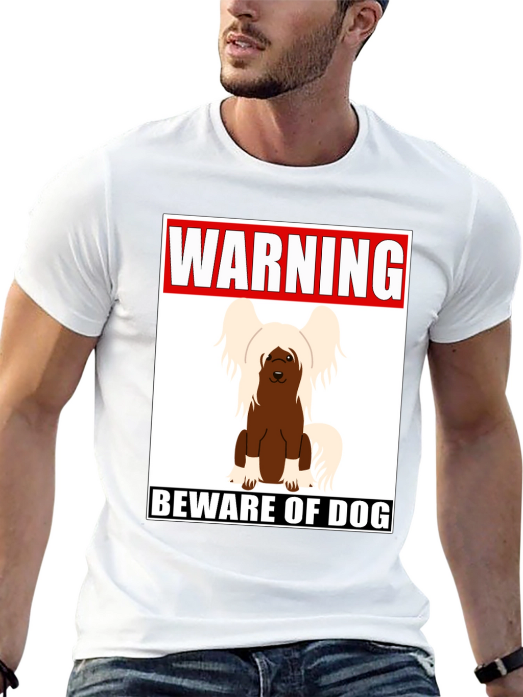 Warning Beware of Dog T-shirt