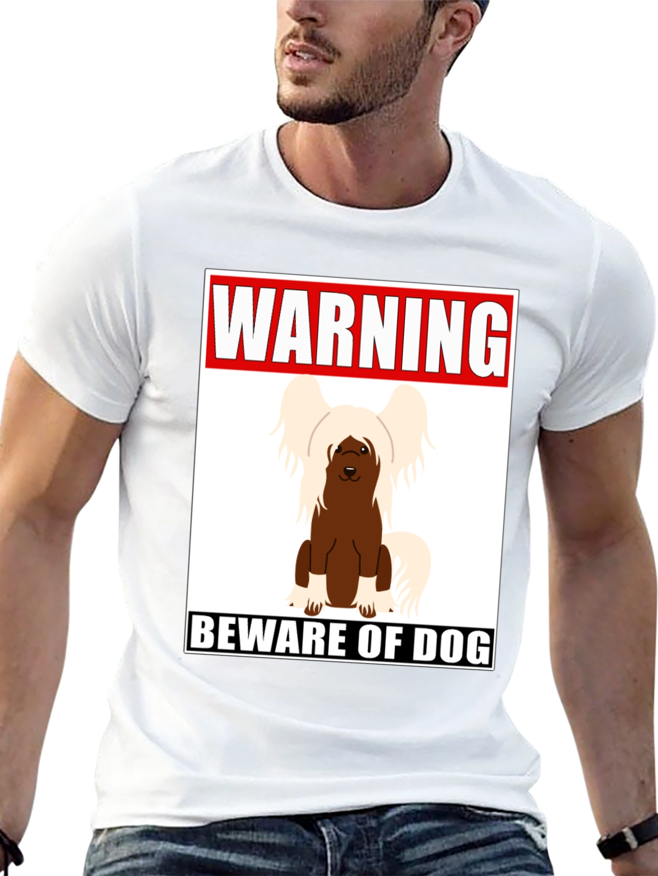 Warning Beware of Dog T-shirt