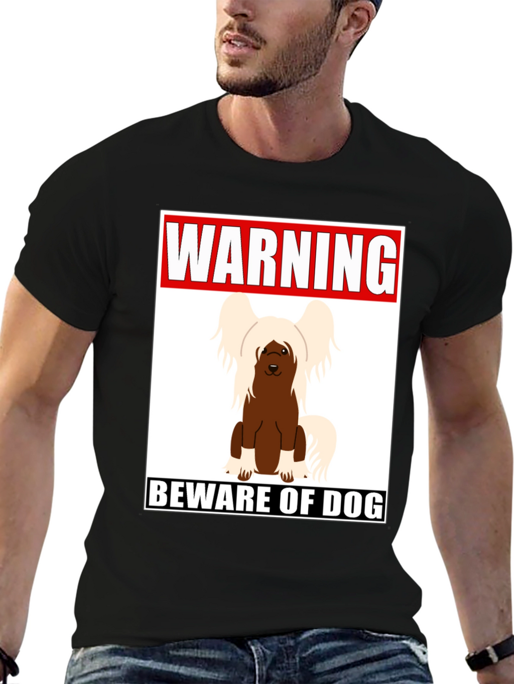 Warning Beware of Dog T-shirt