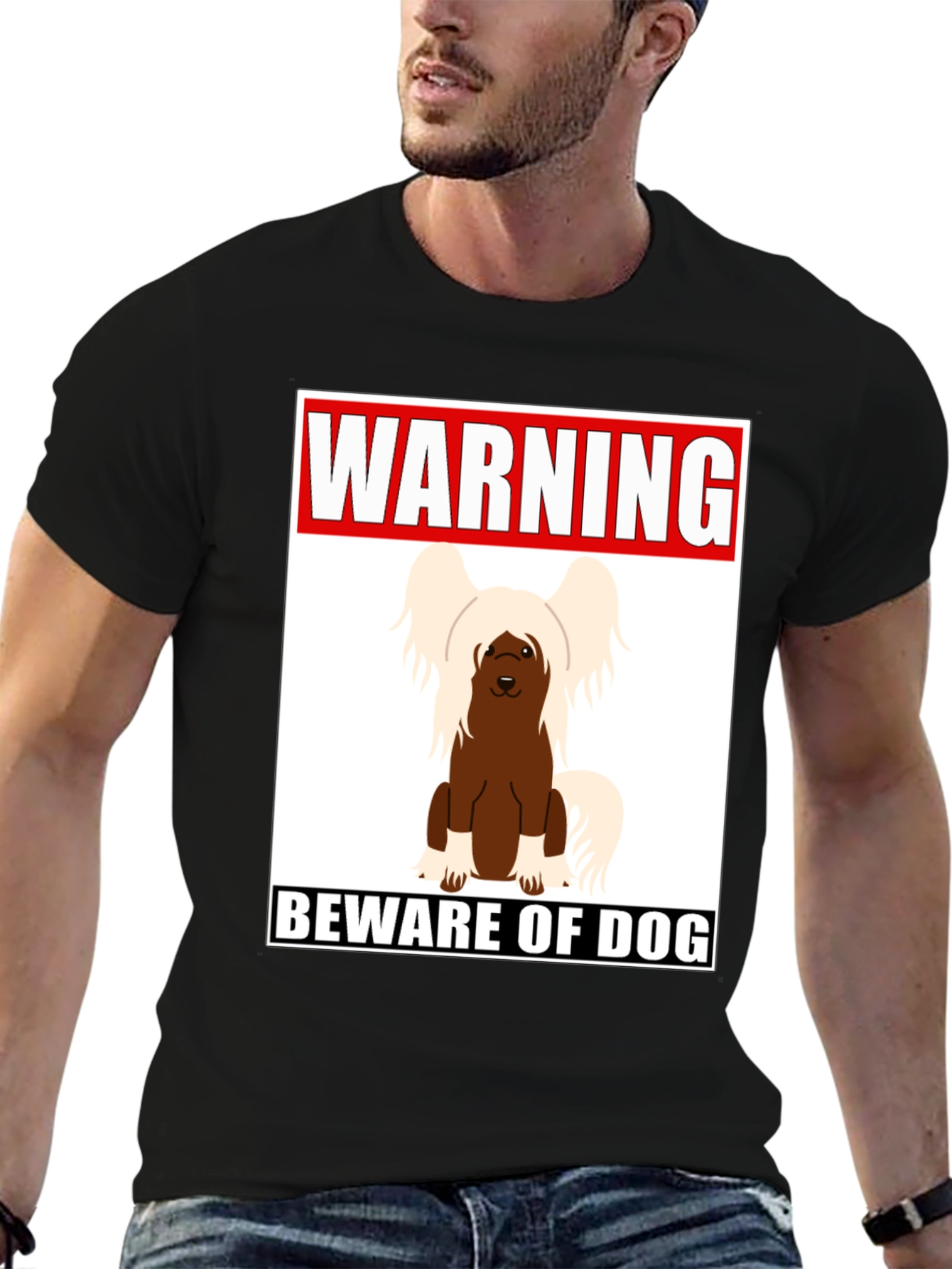 Warning Beware of Dog T-shirt