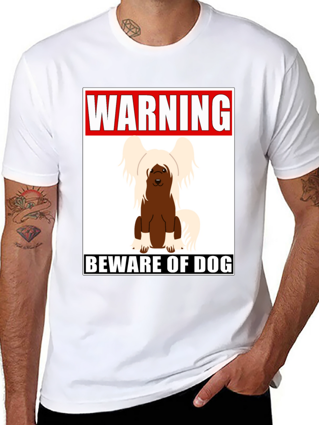 Warning Beware of Dog T-shirt