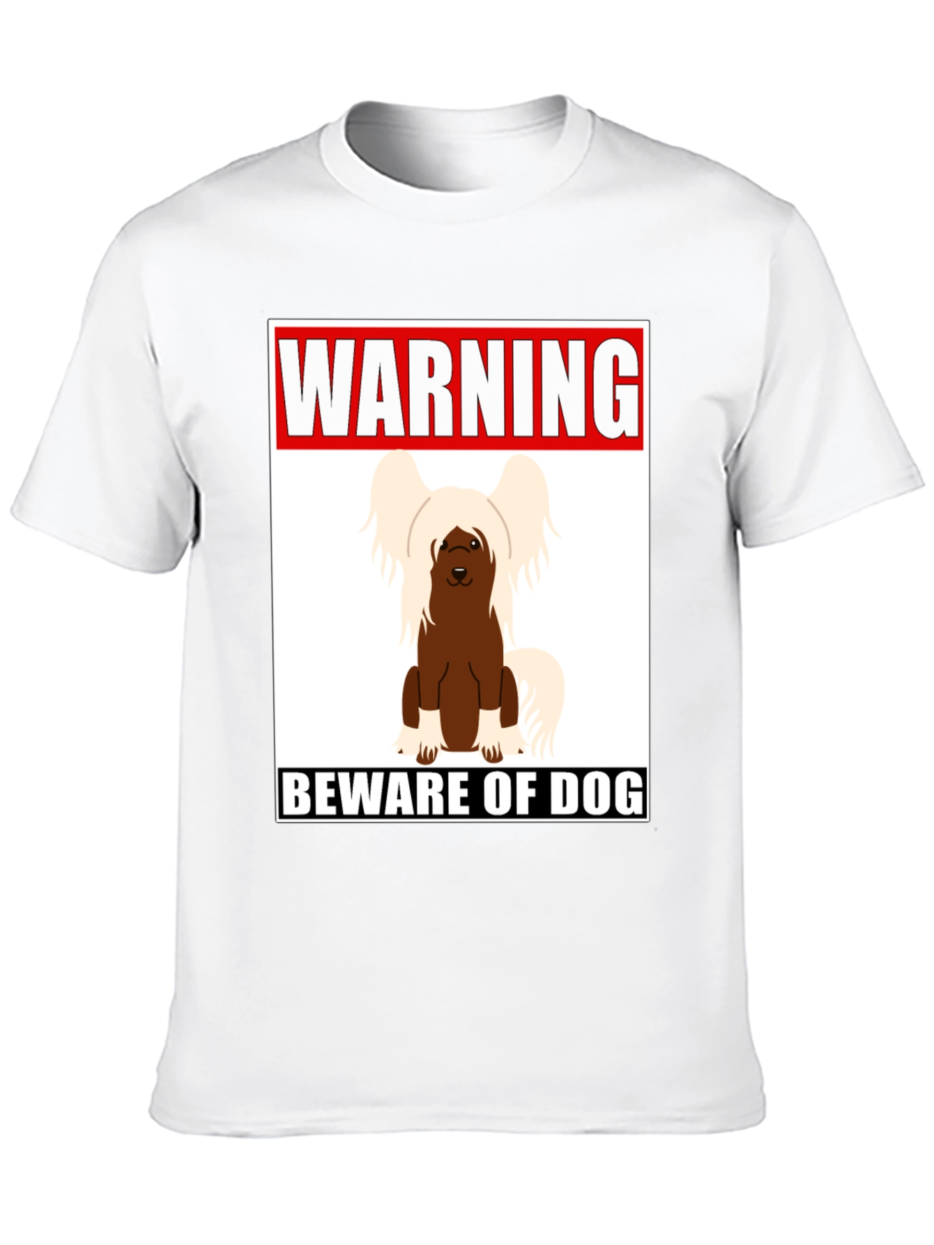 Warning Beware of Dog T-shirt