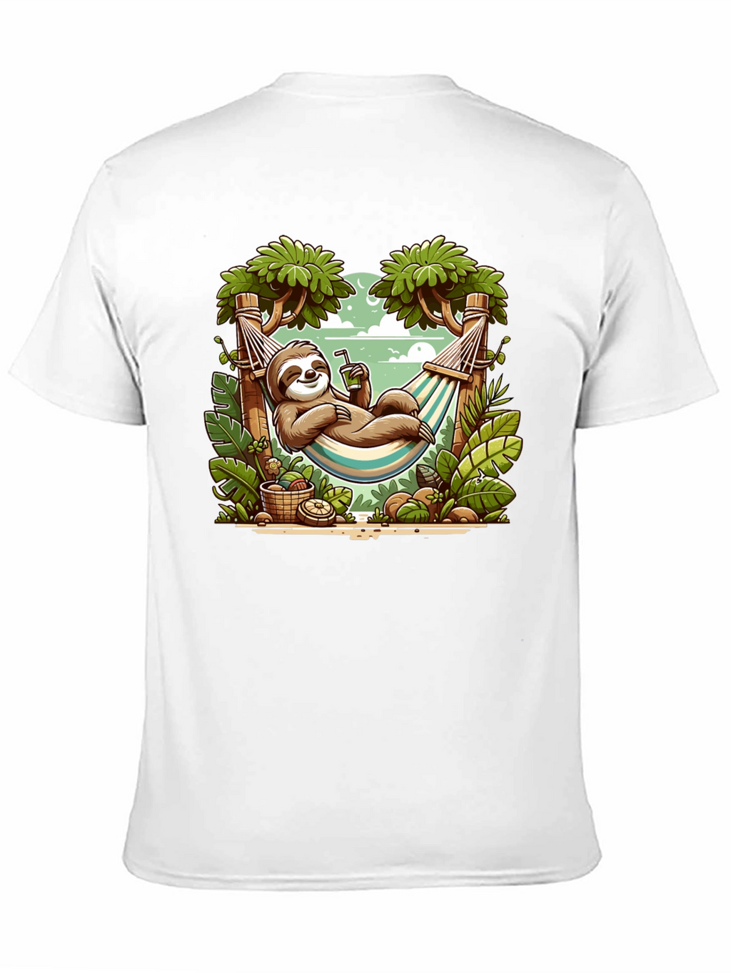 Relaxed Sloth Hammock Graphic Tee