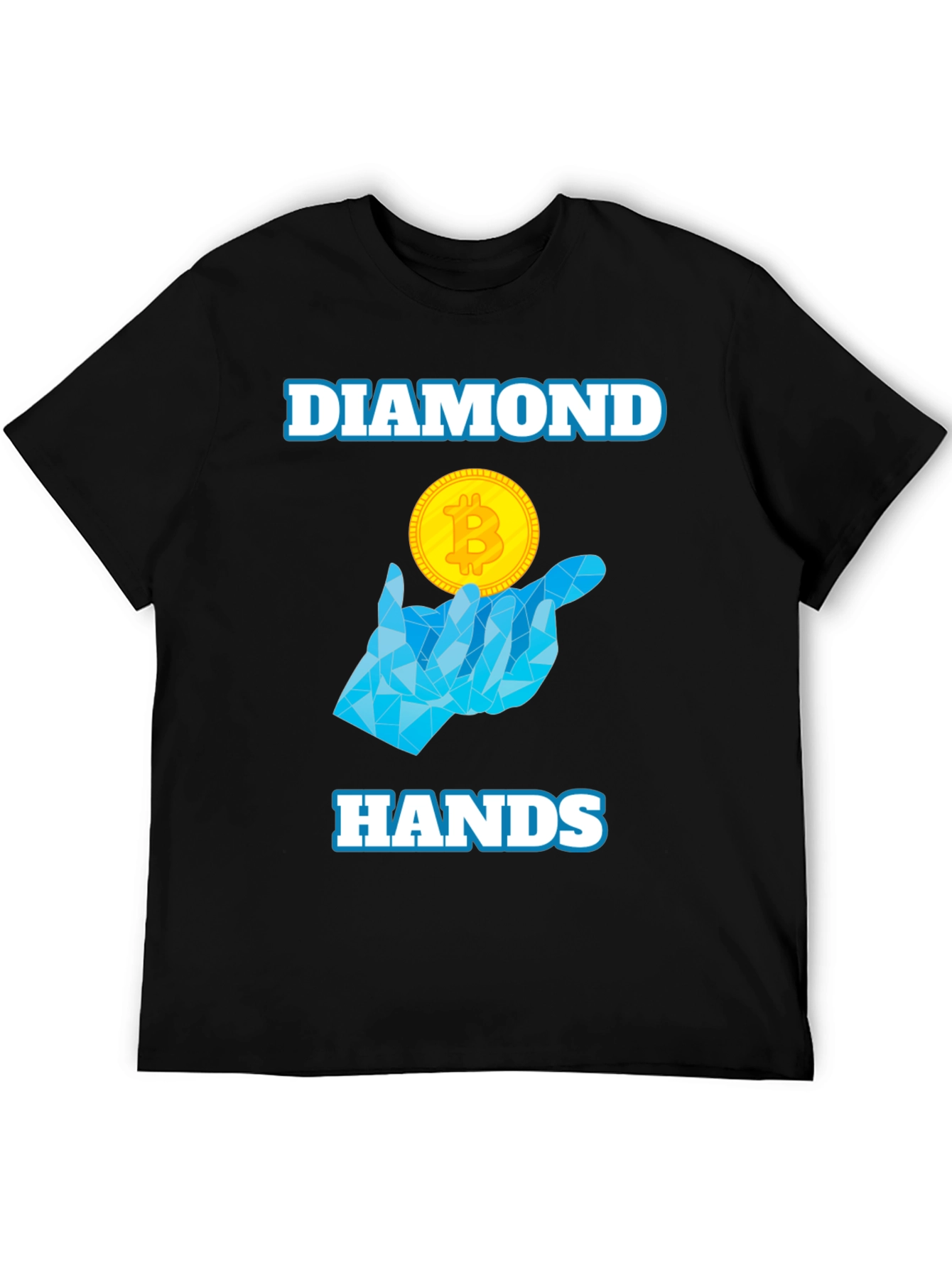 Diamond Hands Bitcoin Crypto T-Shirt