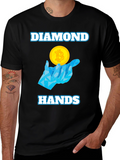 Diamond Hands Bitcoin Crypto T-Shirt