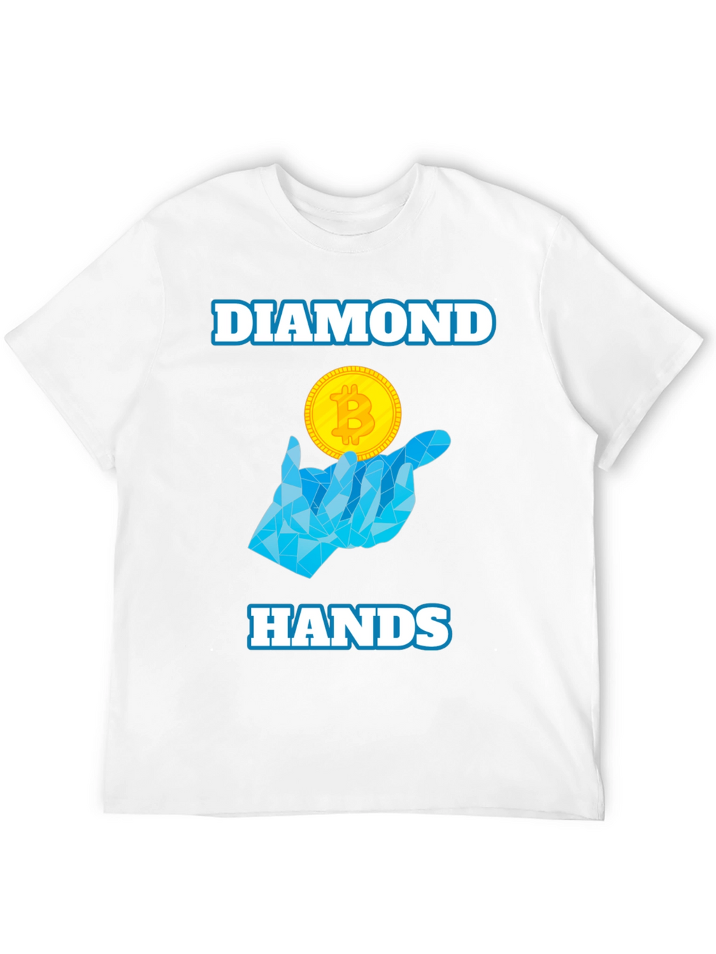 Diamond Hands Bitcoin Crypto T-Shirt