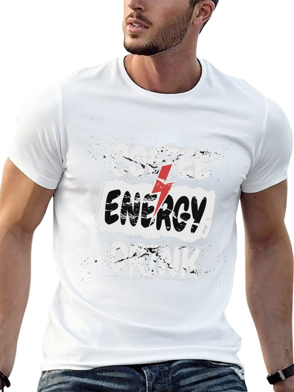 Coffee Energy Drink T-Shirt - Black