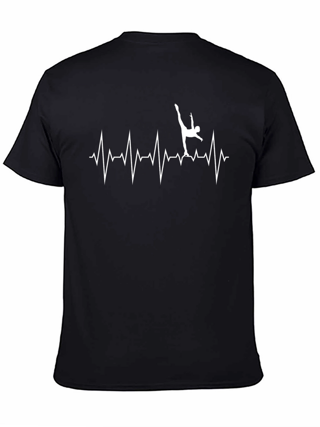 Gymnastics Heartbeat T-Shirt - Sporty Graphic Tee