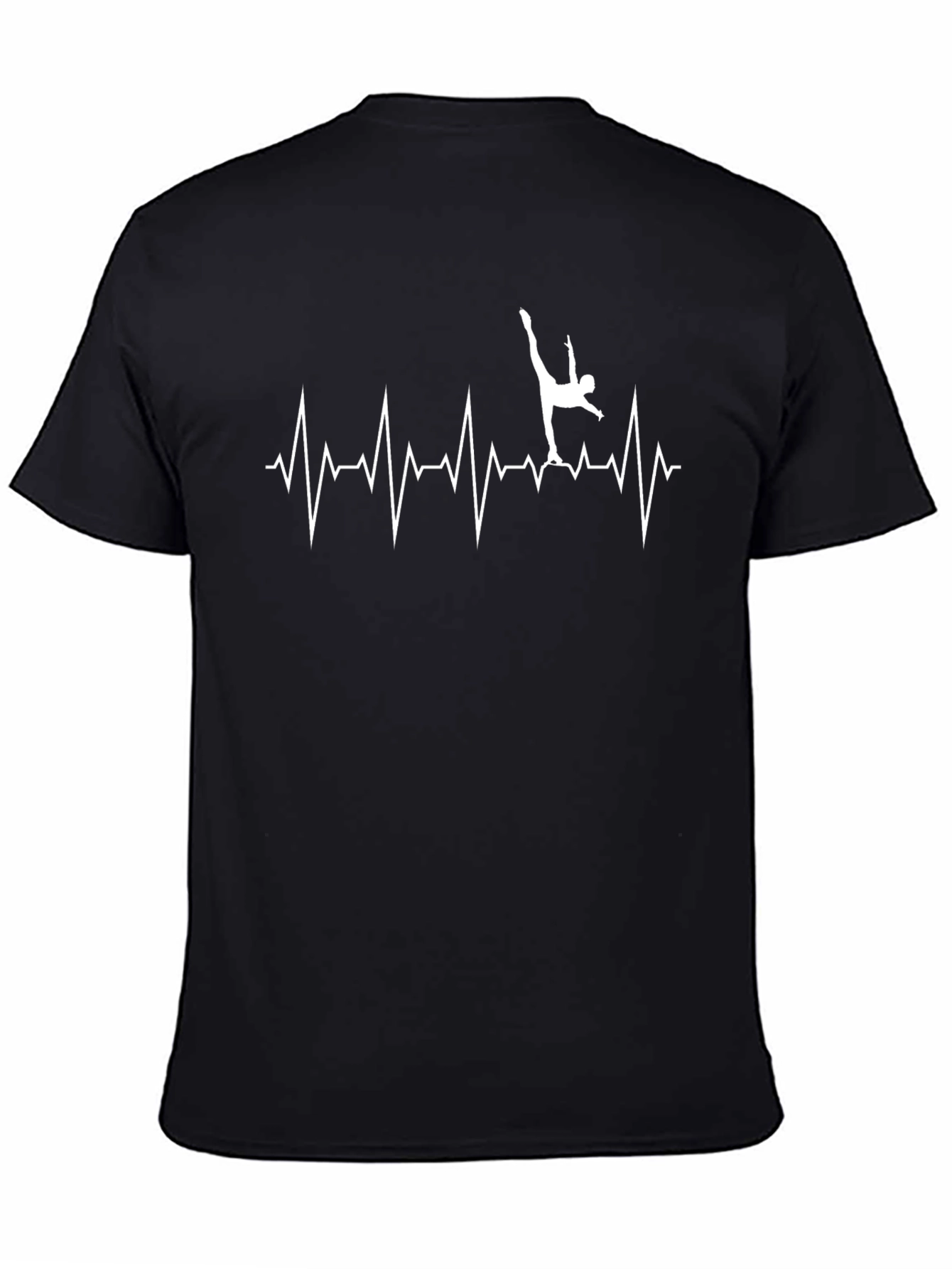 Gymnastics Heartbeat T-Shirt - Sporty Graphic Tee