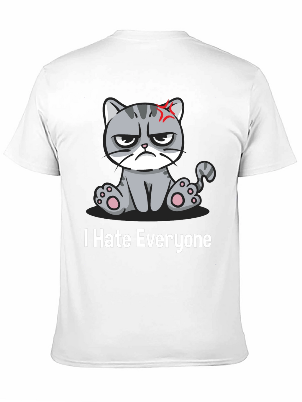 Grumpy Cat I Hate Everyone Black T-Shirt