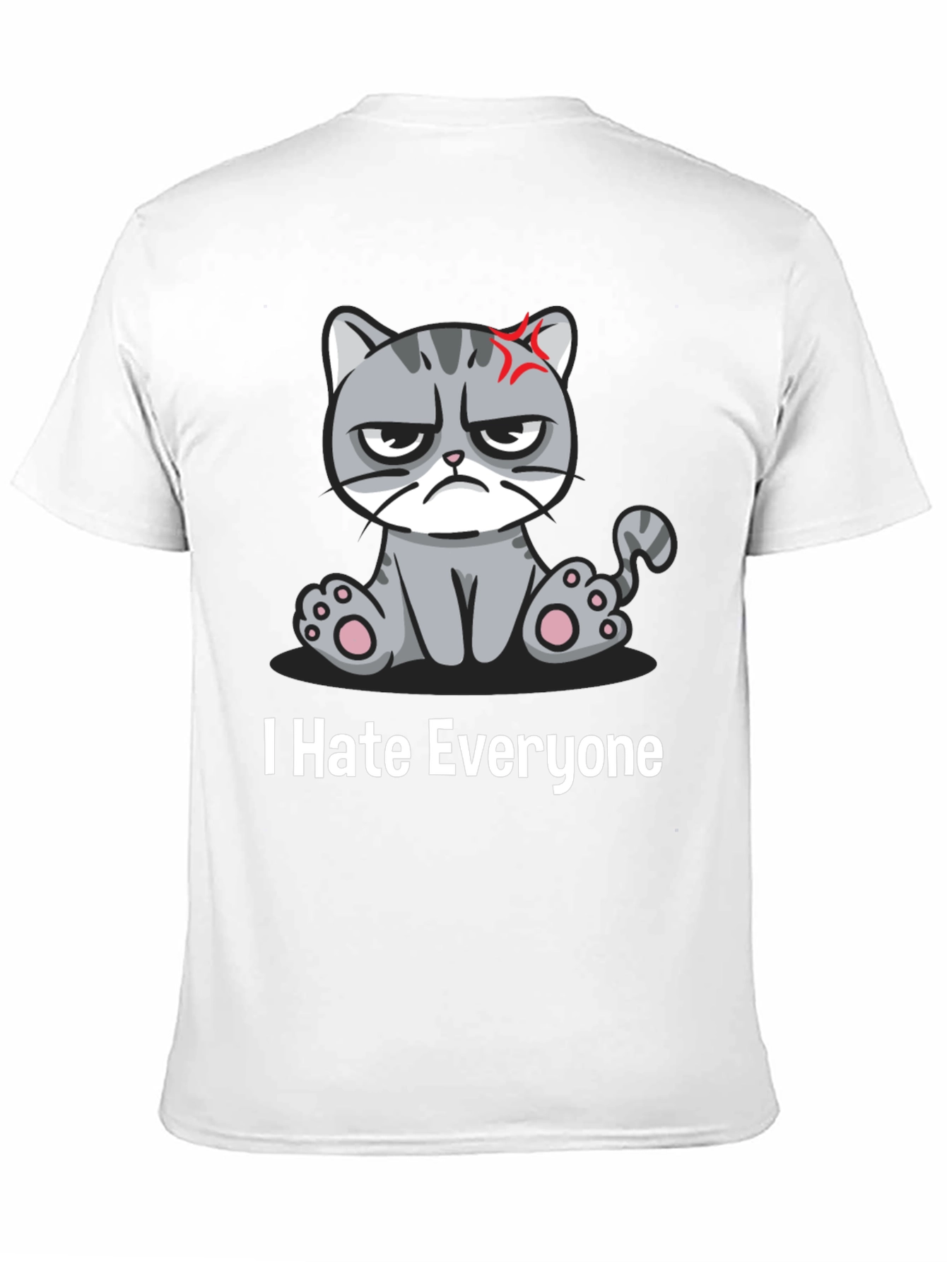 Grumpy Cat I Hate Everyone Black T-Shirt