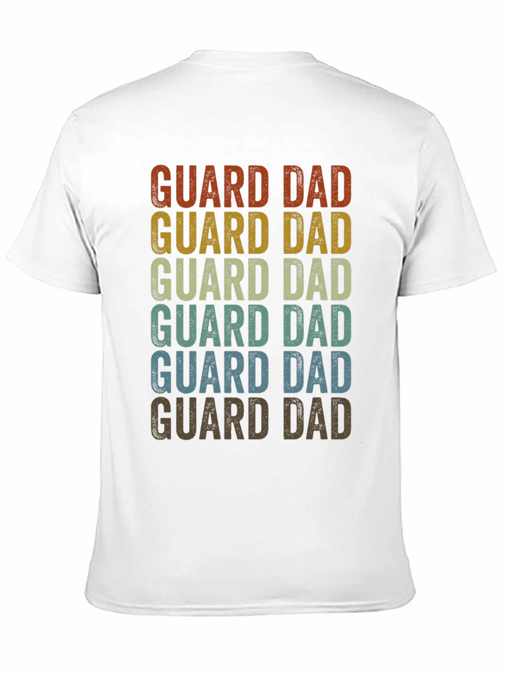 Guard Dad Retro Graphic T-Shirt