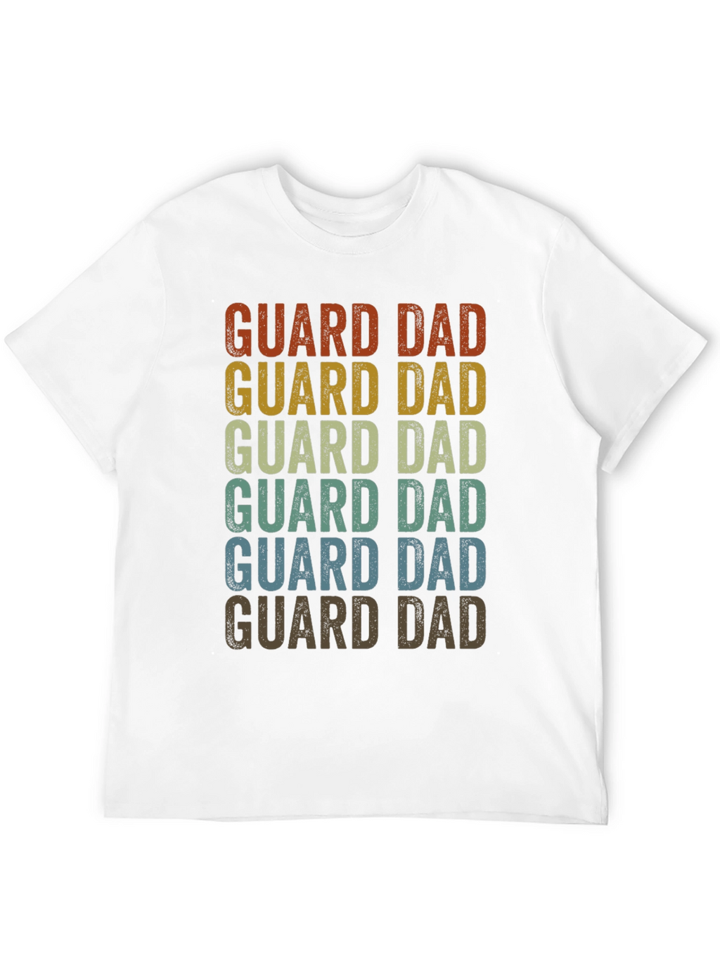 Guard Dad Retro Graphic T-Shirt