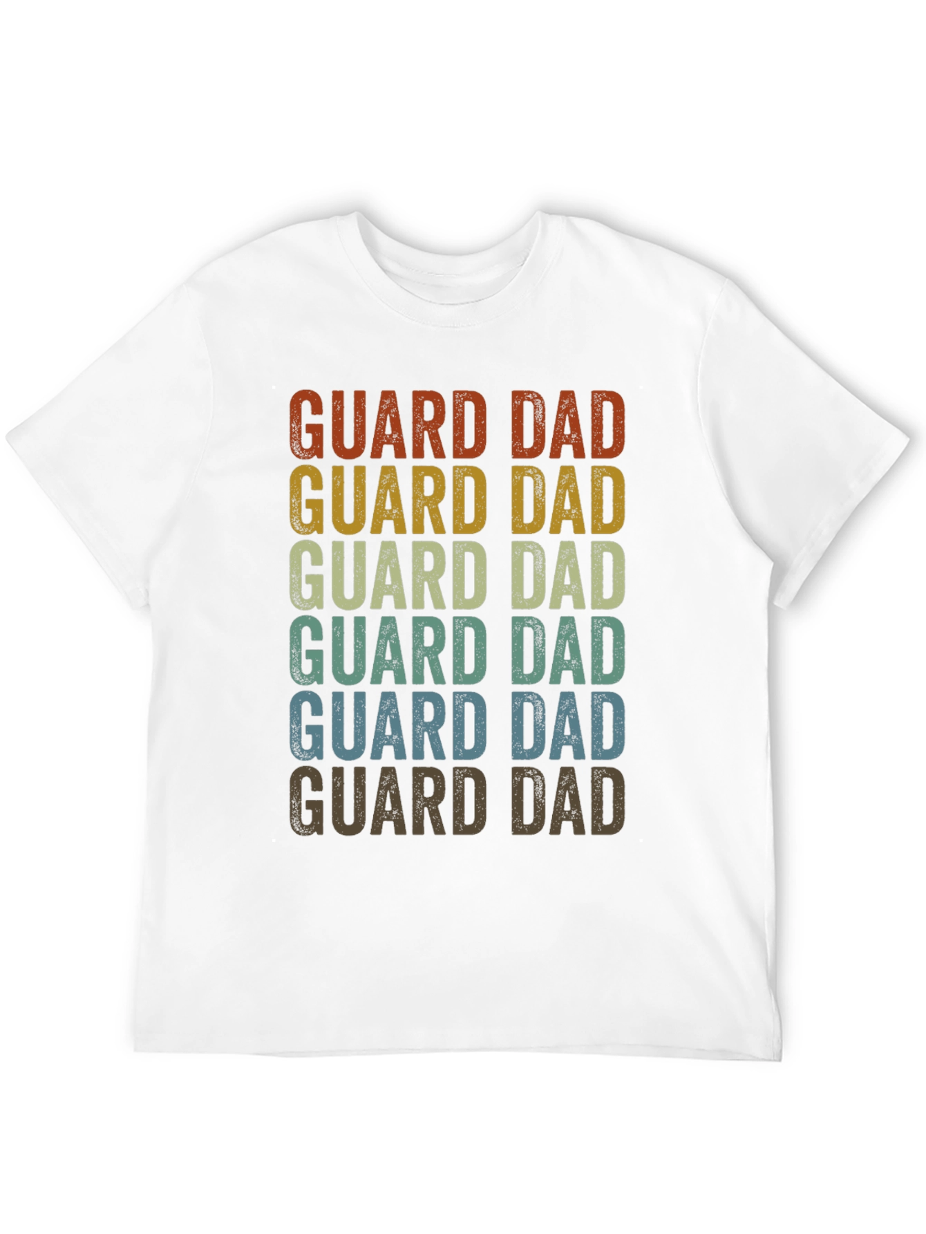 Guard Dad Retro Graphic T-Shirt