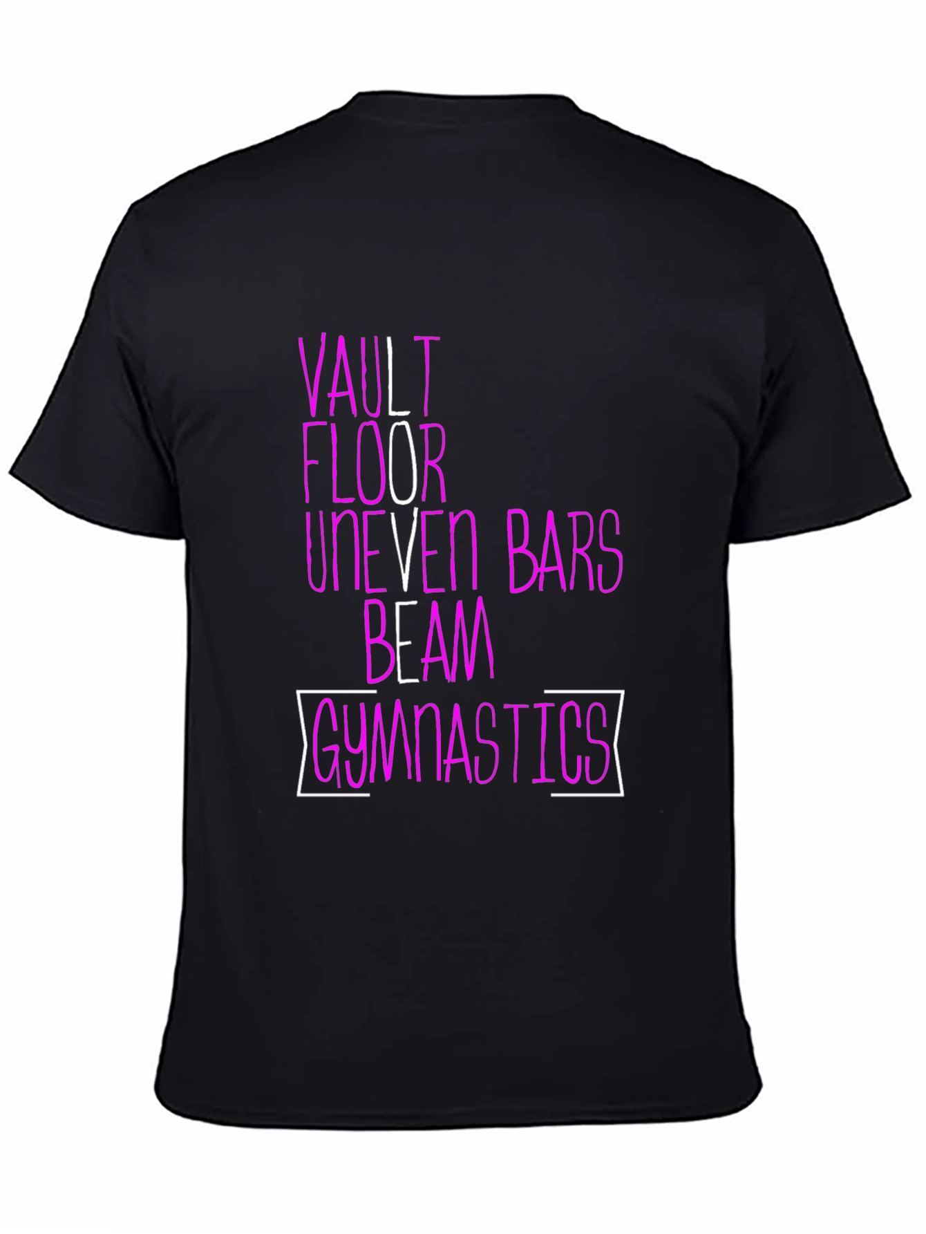 Gymnastics Events T-Shirt | Vault Floor Bars