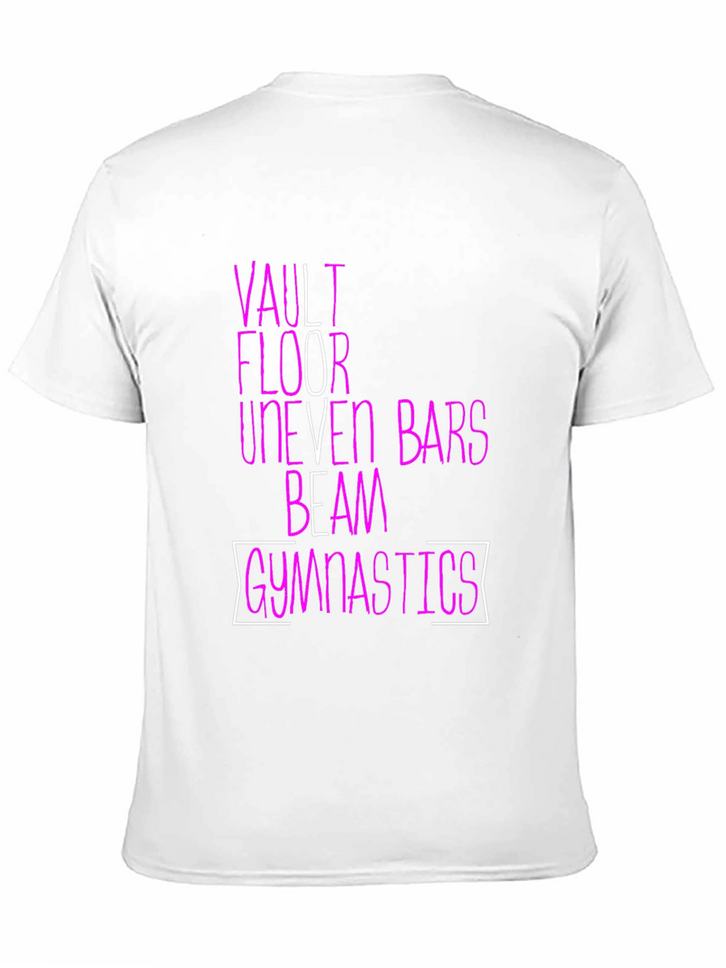 Gymnastics Events T-Shirt | Vault Floor Bars