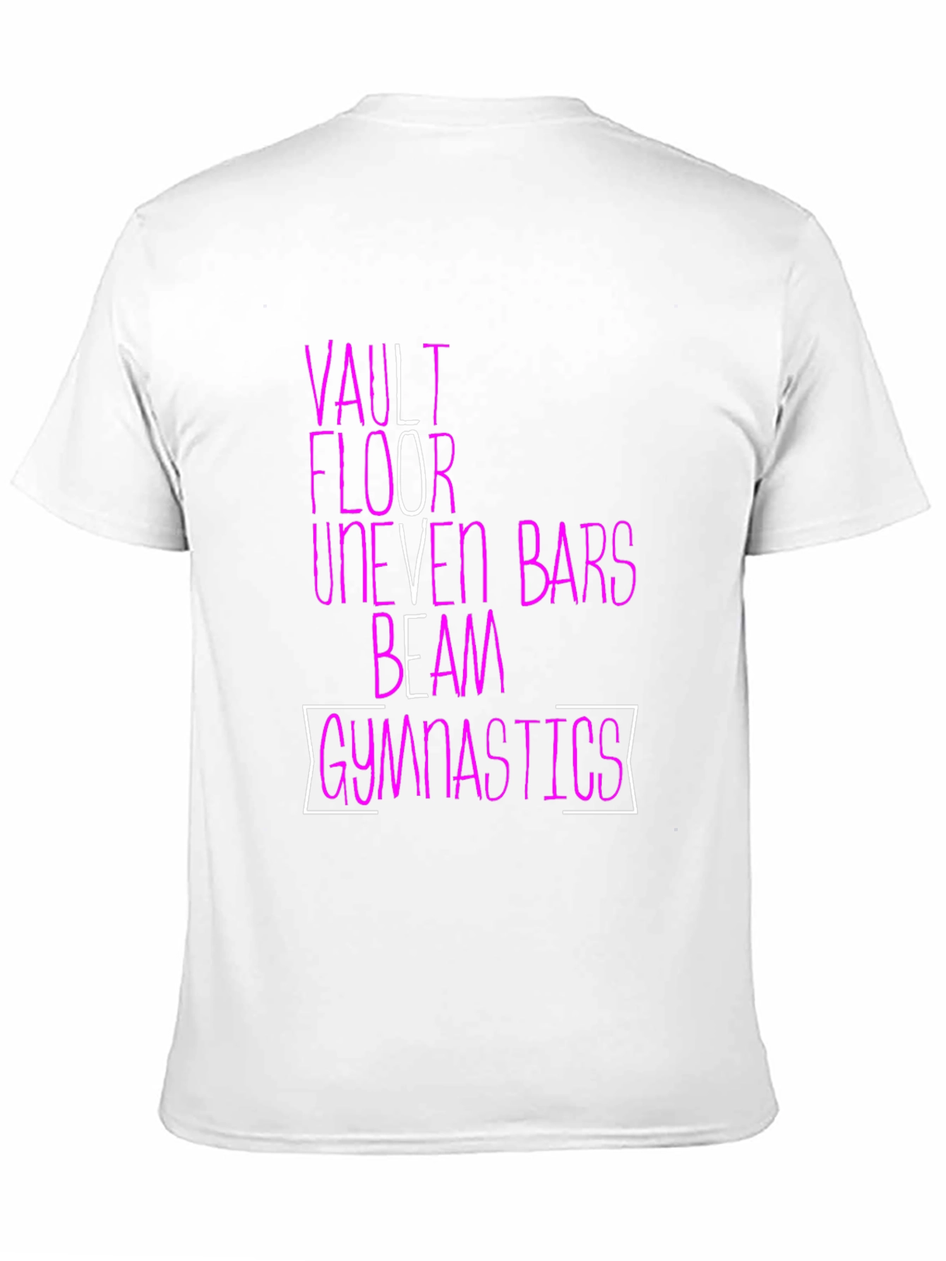 Gymnastics Events T-Shirt | Vault Floor Bars
