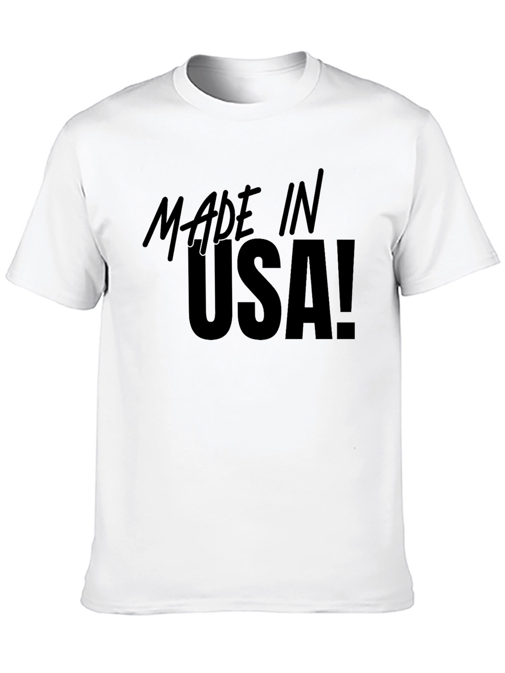 Made in USA Black Graphic Tee - Patriotic Pride