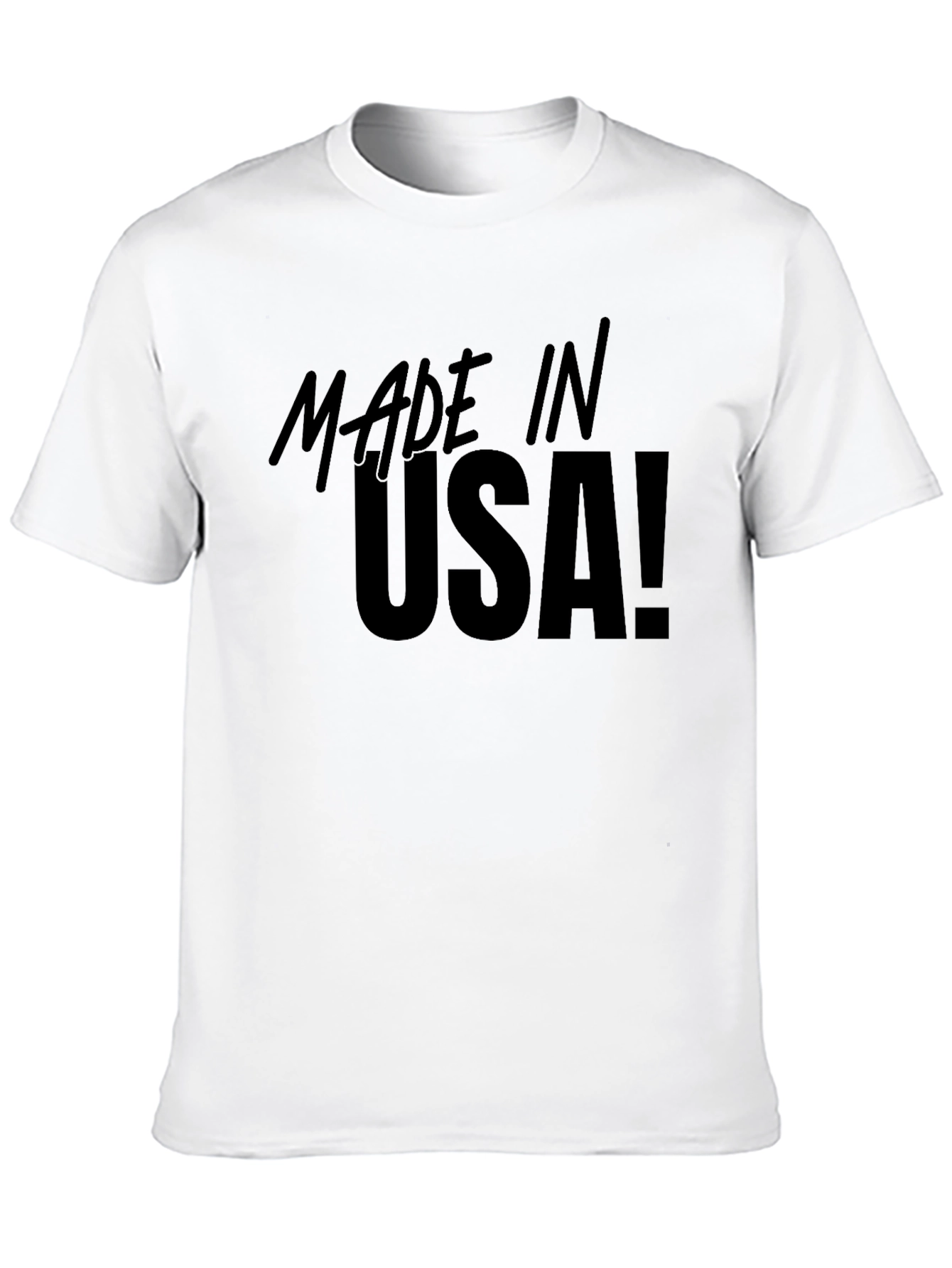 Made in USA Black Graphic Tee - Patriotic Pride