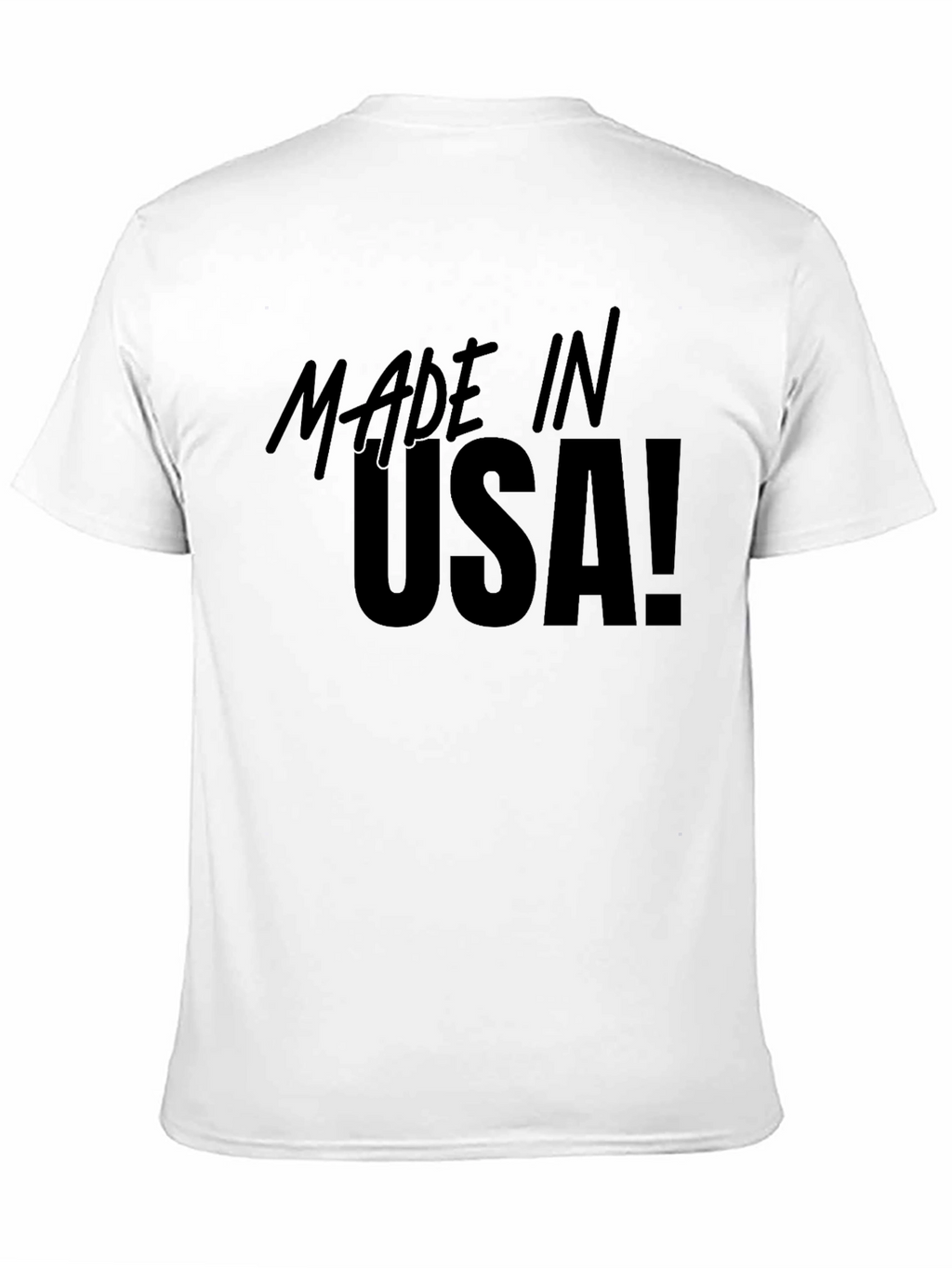 Made in USA Black Graphic Tee - Patriotic Pride