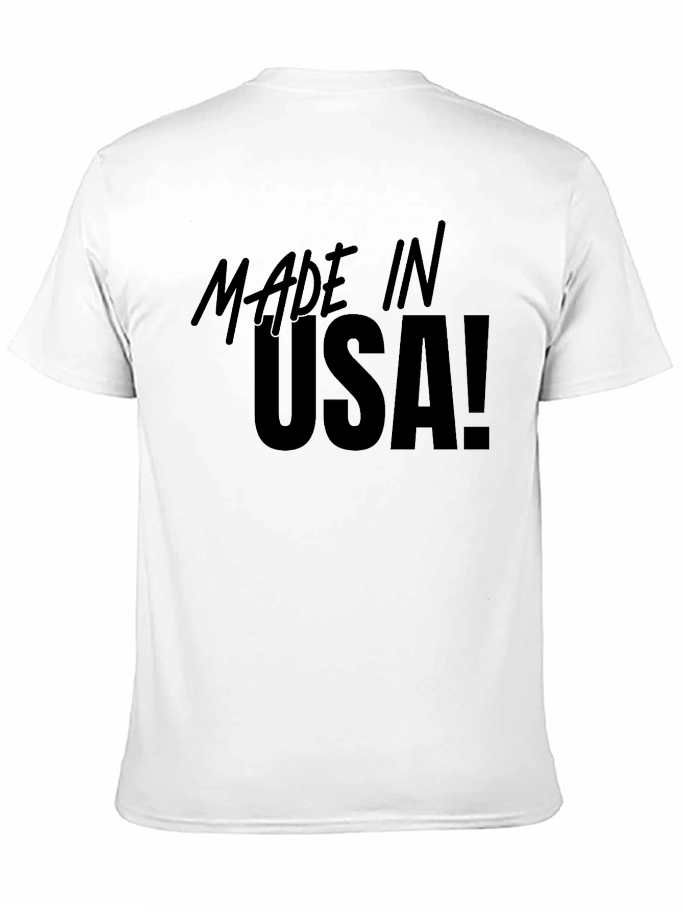 Made in USA Black Graphic Tee - Patriotic Pride