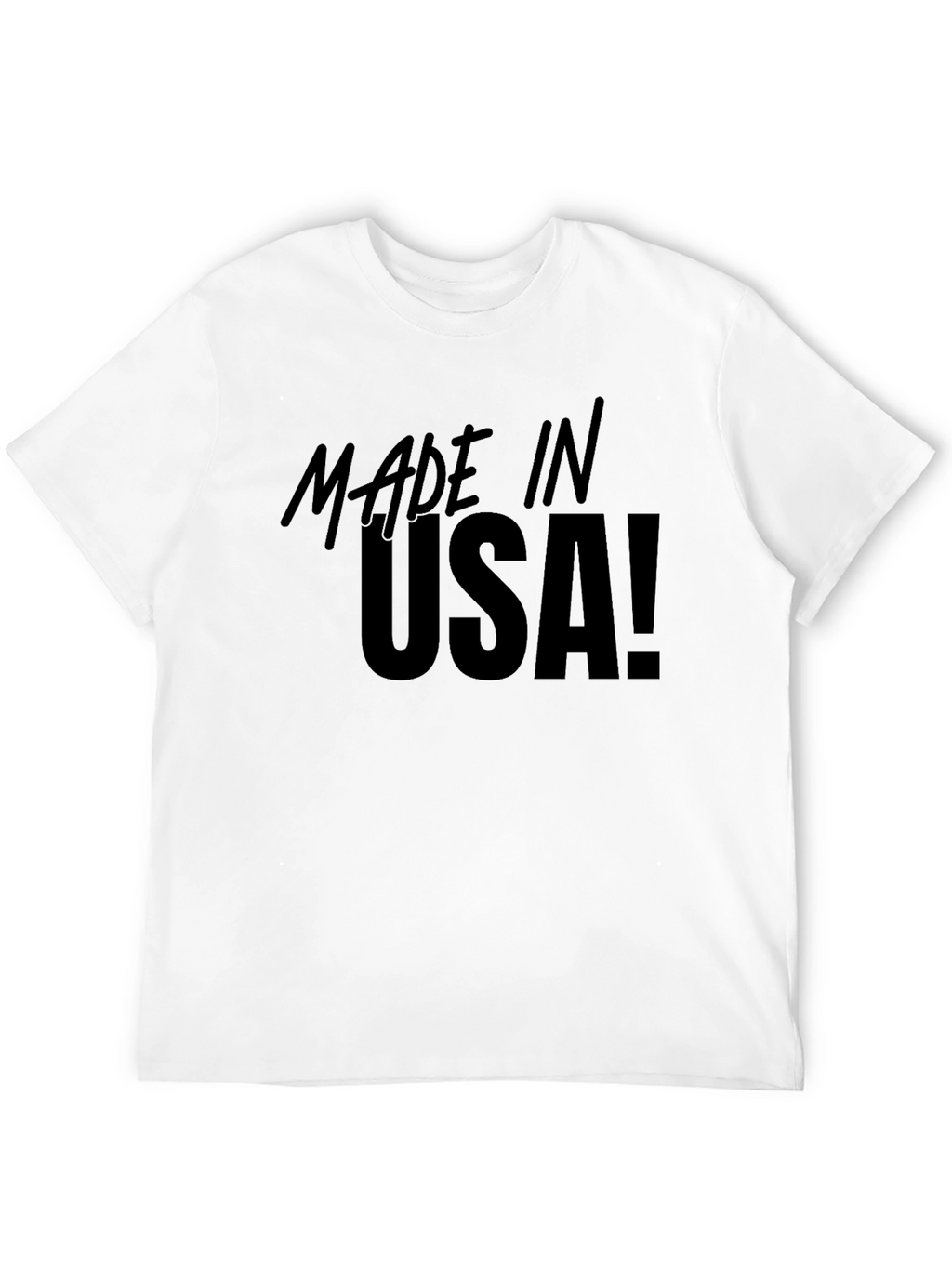 Made in USA Black Graphic Tee - Patriotic Pride