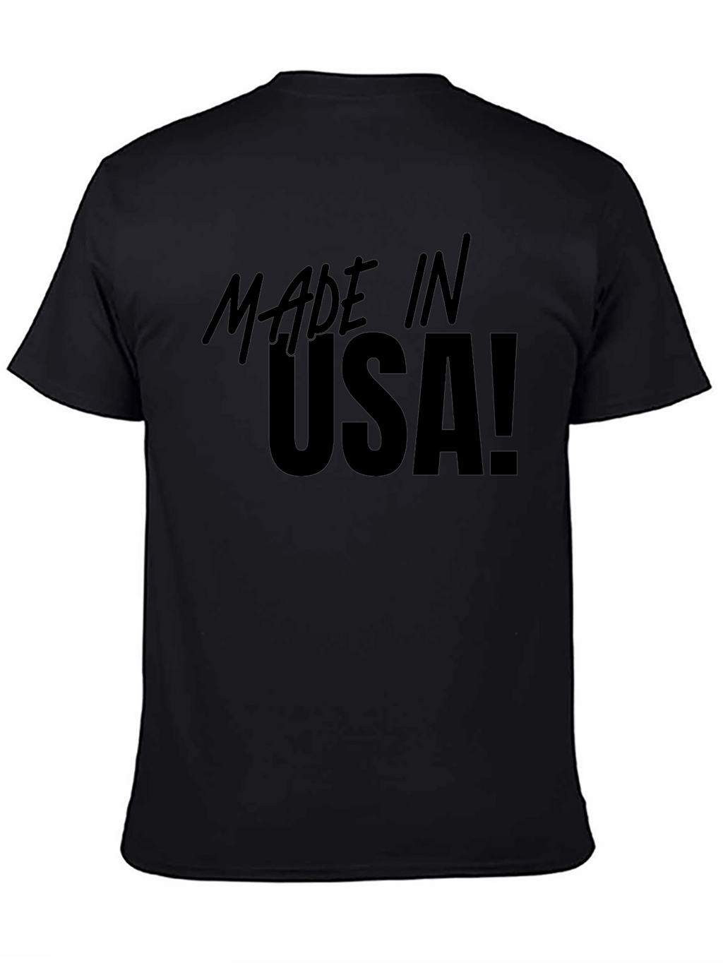 Made in USA Black Graphic Tee - Patriotic Pride
