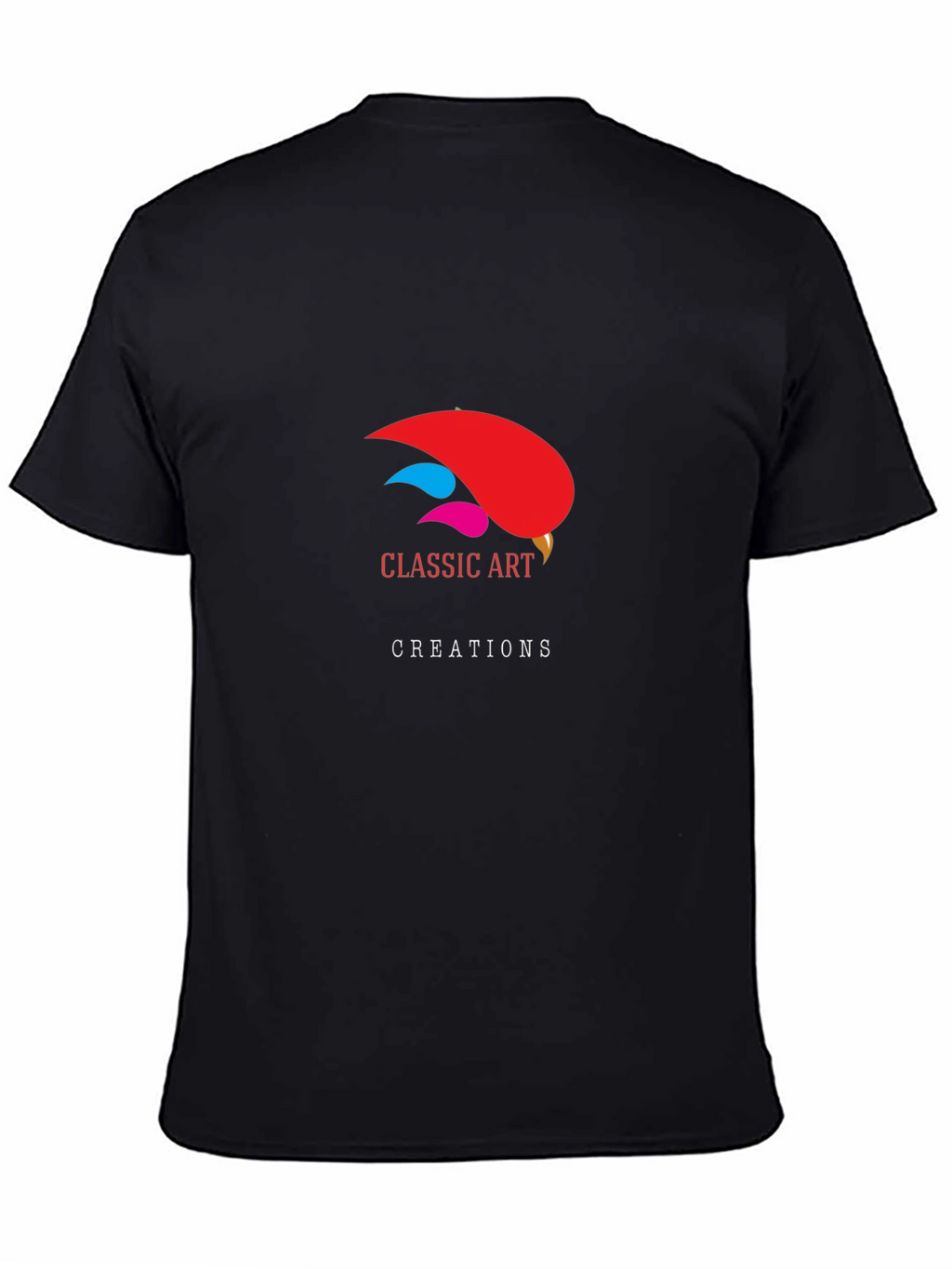 Classic Art Creations Black Graphic T-Shirt