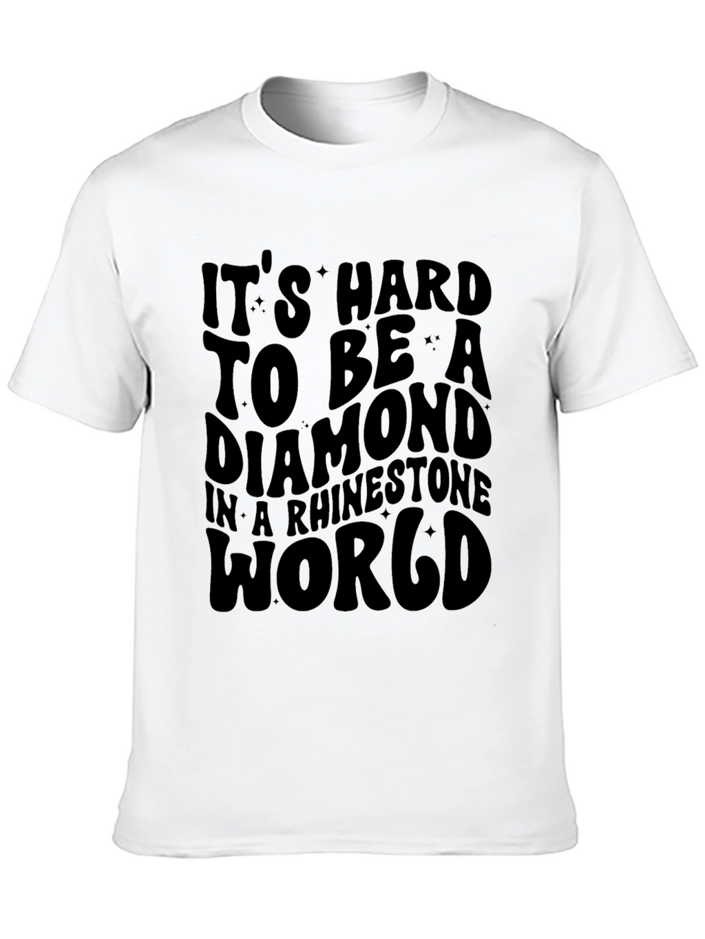 Diamond Rhinestone World Graphic Tee