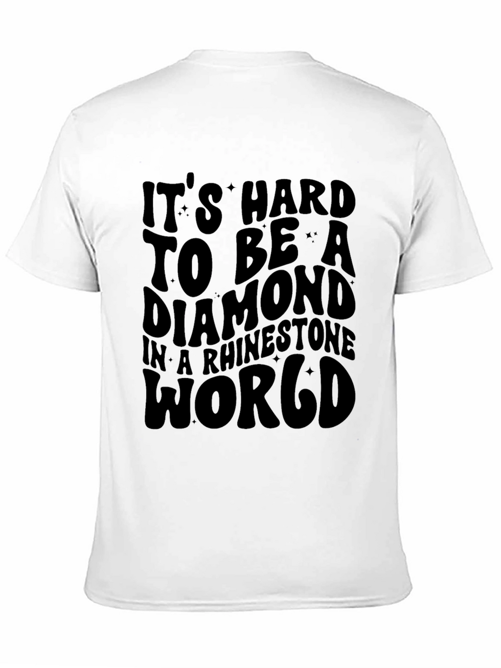 Diamond Rhinestone World Graphic Tee